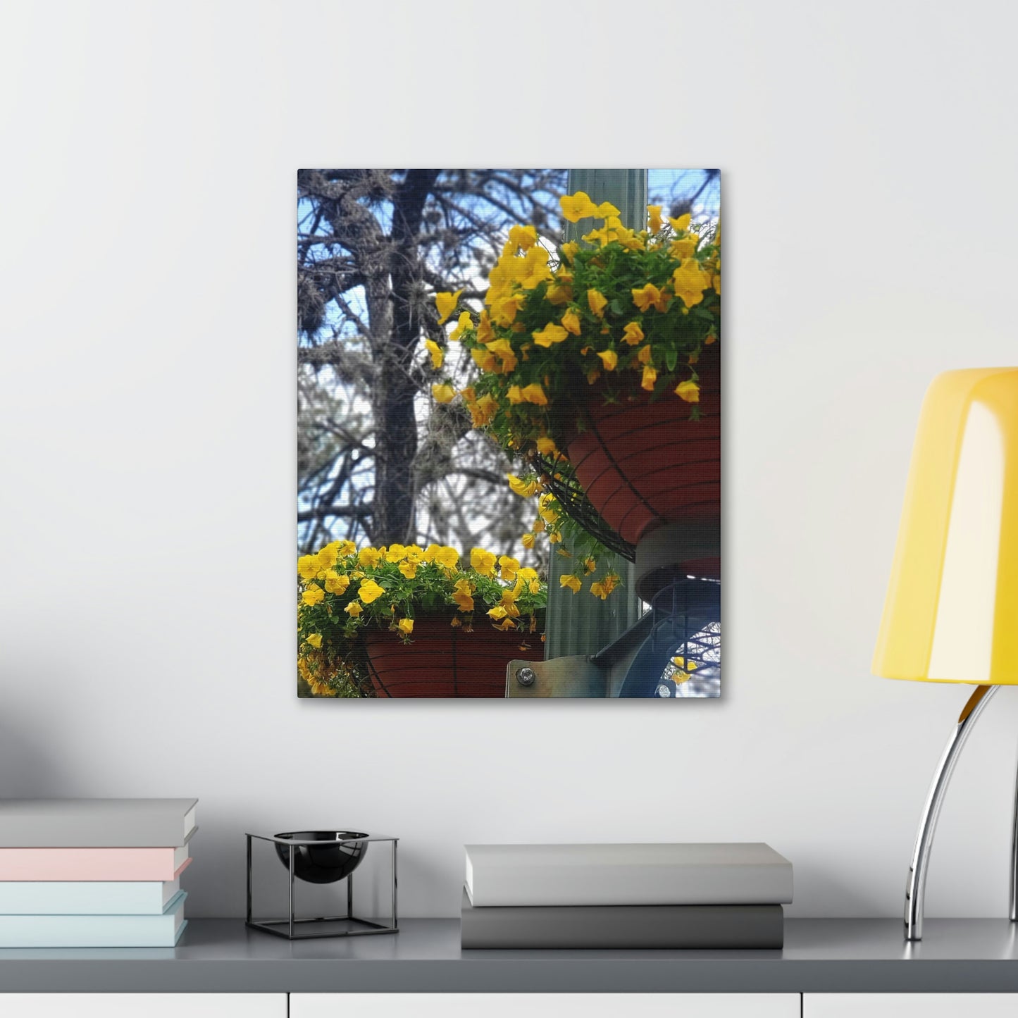Yellow Pansies Downtown | Wall Art Canvas | High Bloom Collection | Life By Ortavia