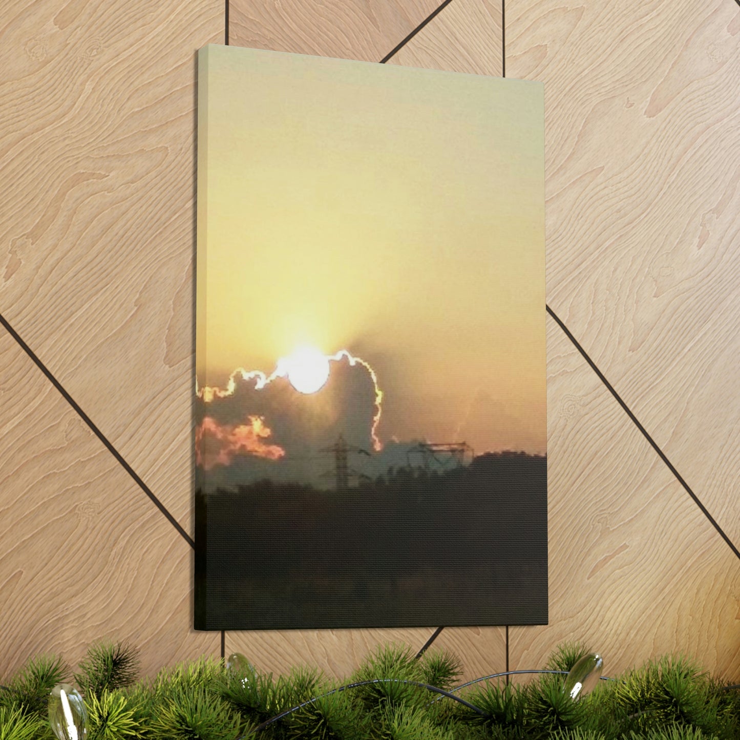Sun in the Clouds | Wall Art Canvas | Heavens Collection | Life By Ortavia