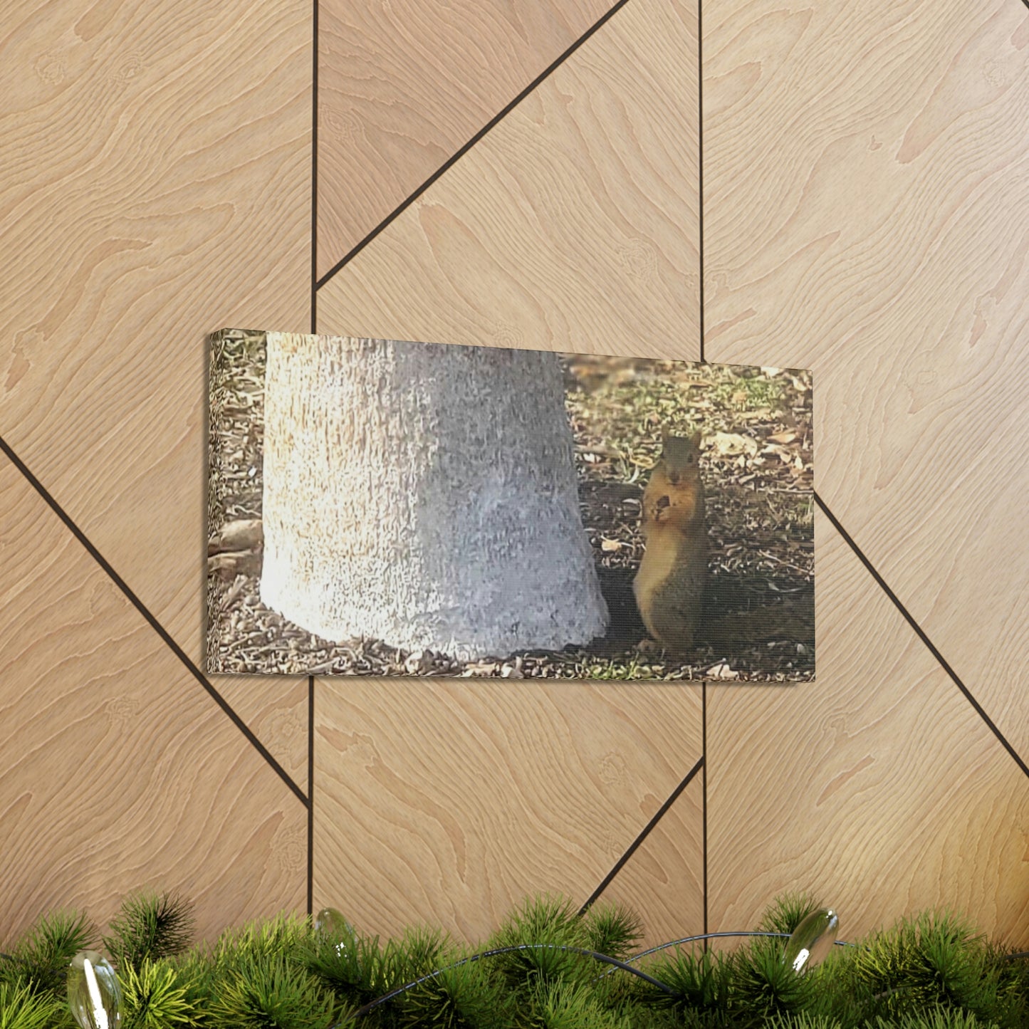 Squirrel and A Nut | Wall Art Print | Urban Geographic Collection | Life By Ortavia