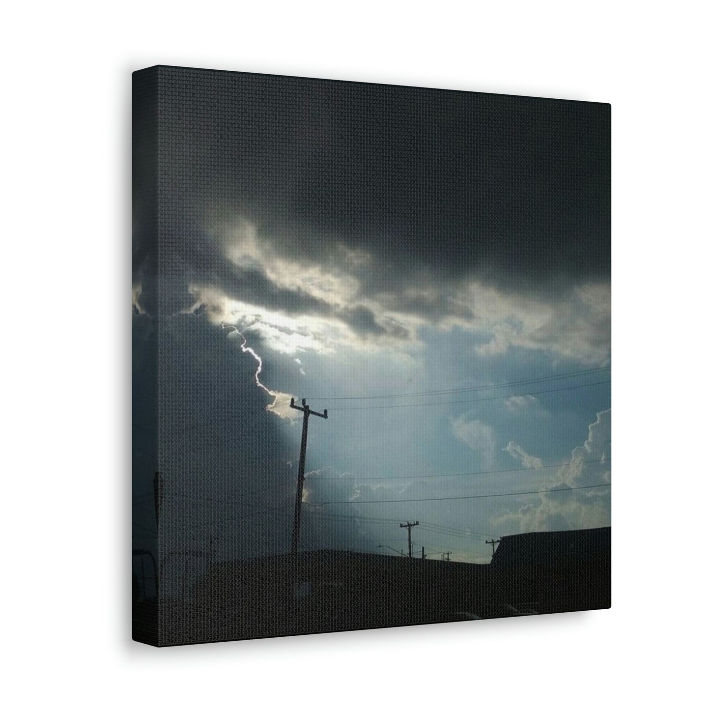 Sun Through Dark Clouds | Wall Art Canvas | Heavens Collection