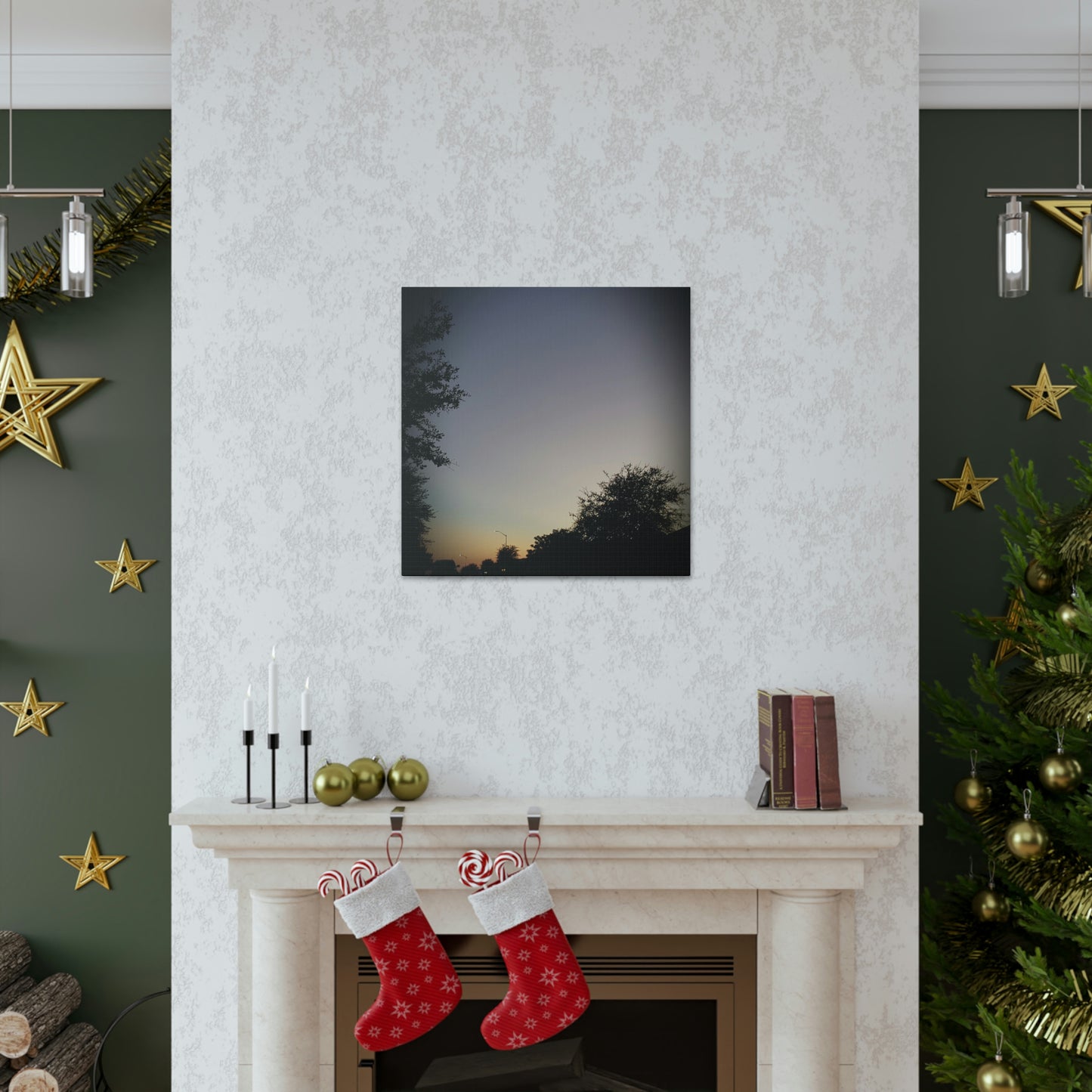 Rainbow Sunset | Wall Art Canvas | Heavens Collection | Life By Ortavia