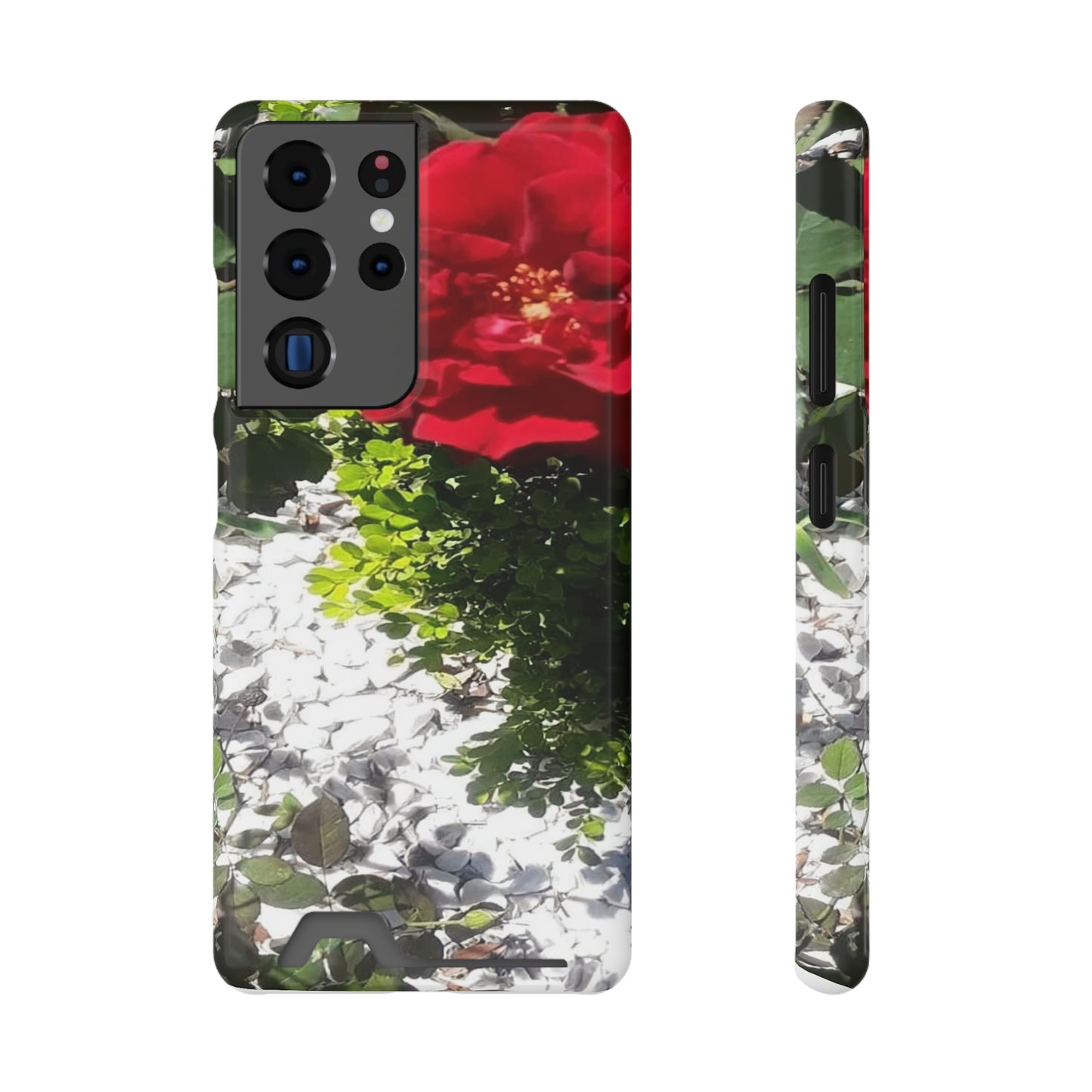 Europeana Red Rose | Phone Case with Card Holder | High Bloom Collection | Life By Ortavia