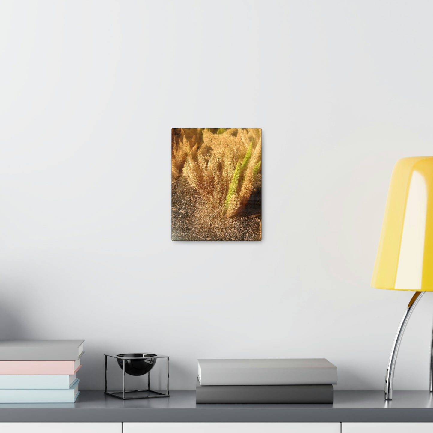 Golden Foxtail Fern | Wall Art Canvas | High Bloom Collection | Life By Ortavia