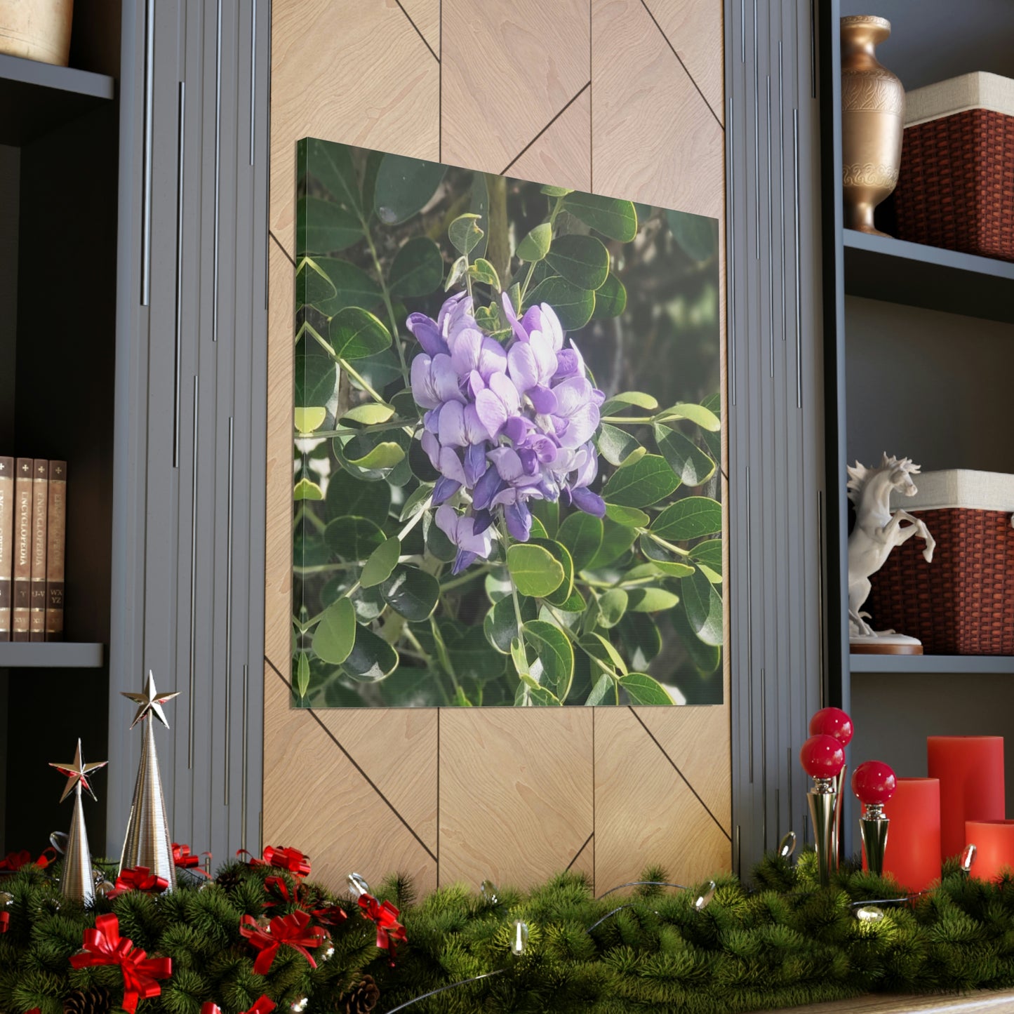 Purple Texas Mountain Laurel | Wall Art Canvas