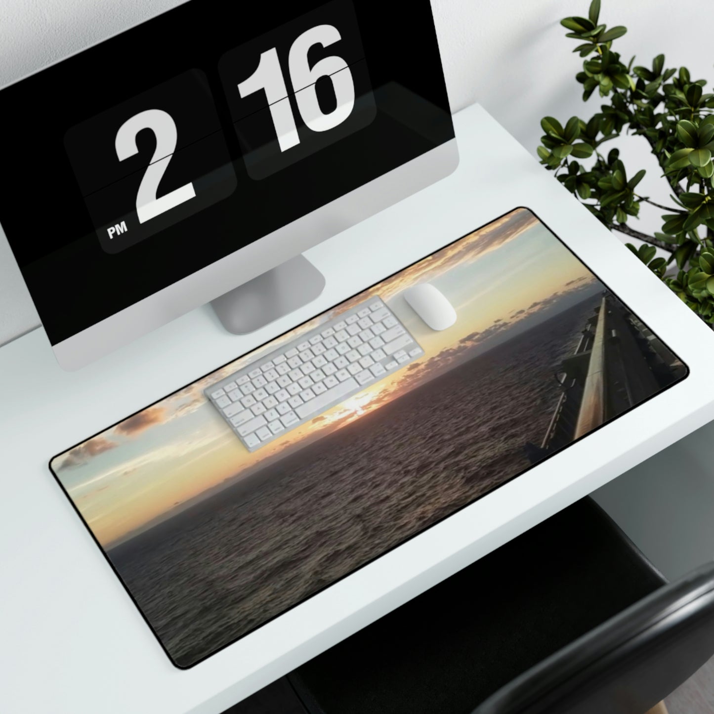 Sunrise in the Gulf of Mexico | Heavens Collection | Desk Mat | Life By Ortavia