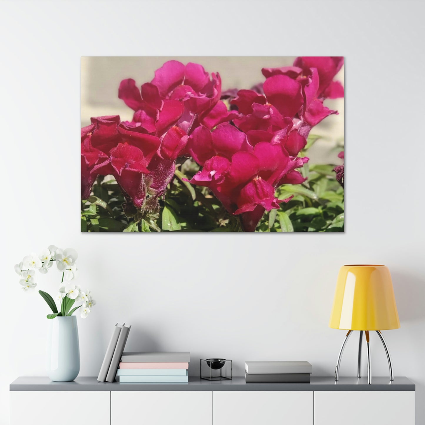 Magenta Snapdragon | Wall Art Canvas | High Bloom Collection | Life By Ortavia