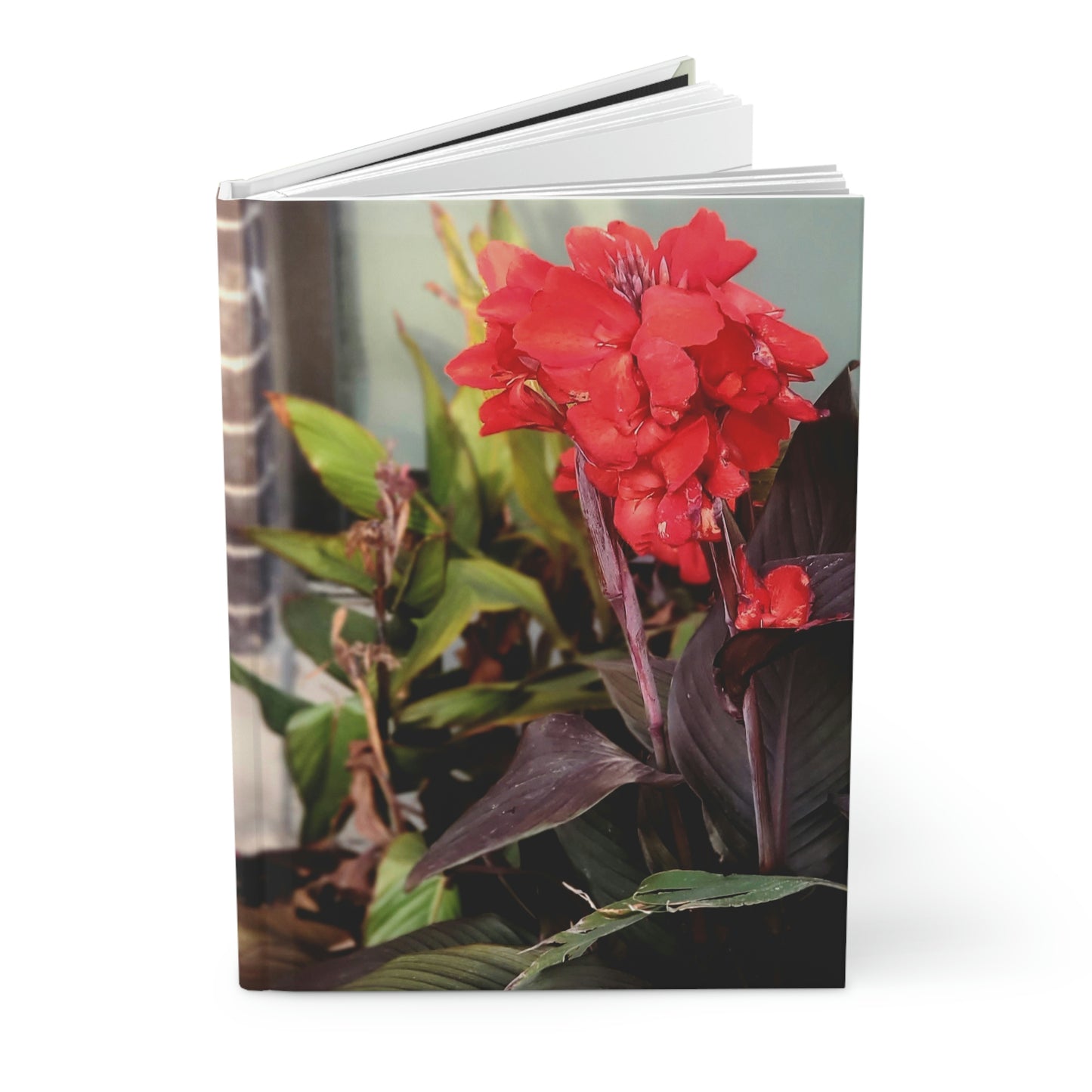 Red Canna | Hardcover Matte Journal | High Bloom Collection | Life By Ortavia