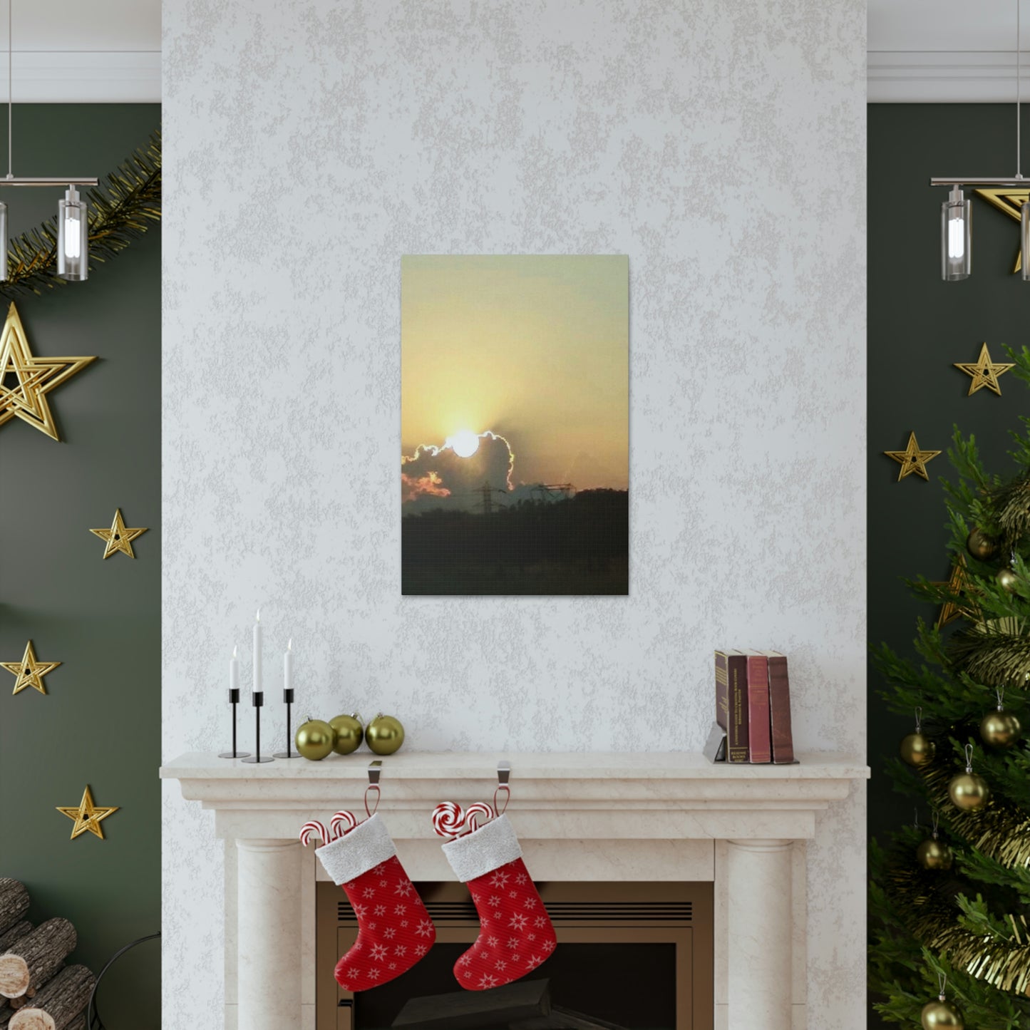 Sun in the Clouds | Wall Art Canvas | Heavens Collection | Life By Ortavia