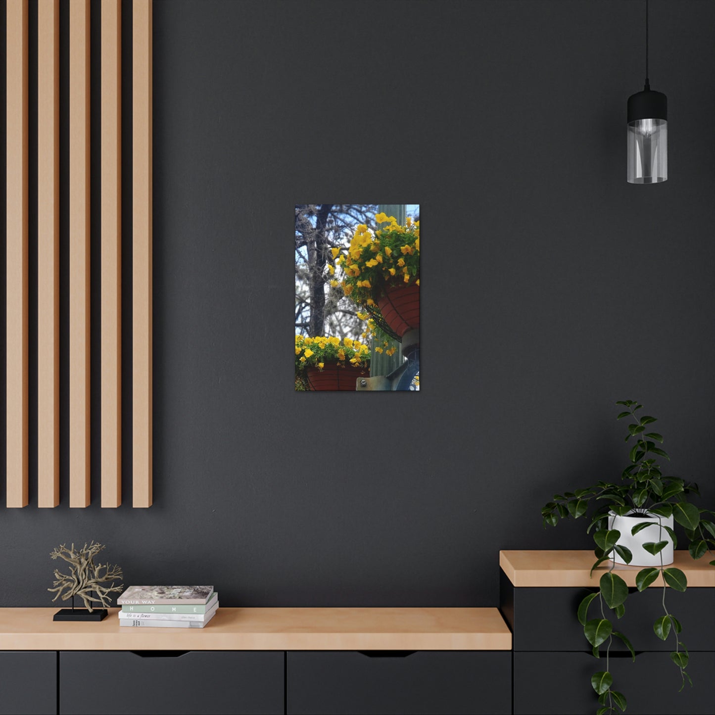 Yellow Pansies Downtown | Wall Art Canvas | High Bloom Collection | Life By Ortavia