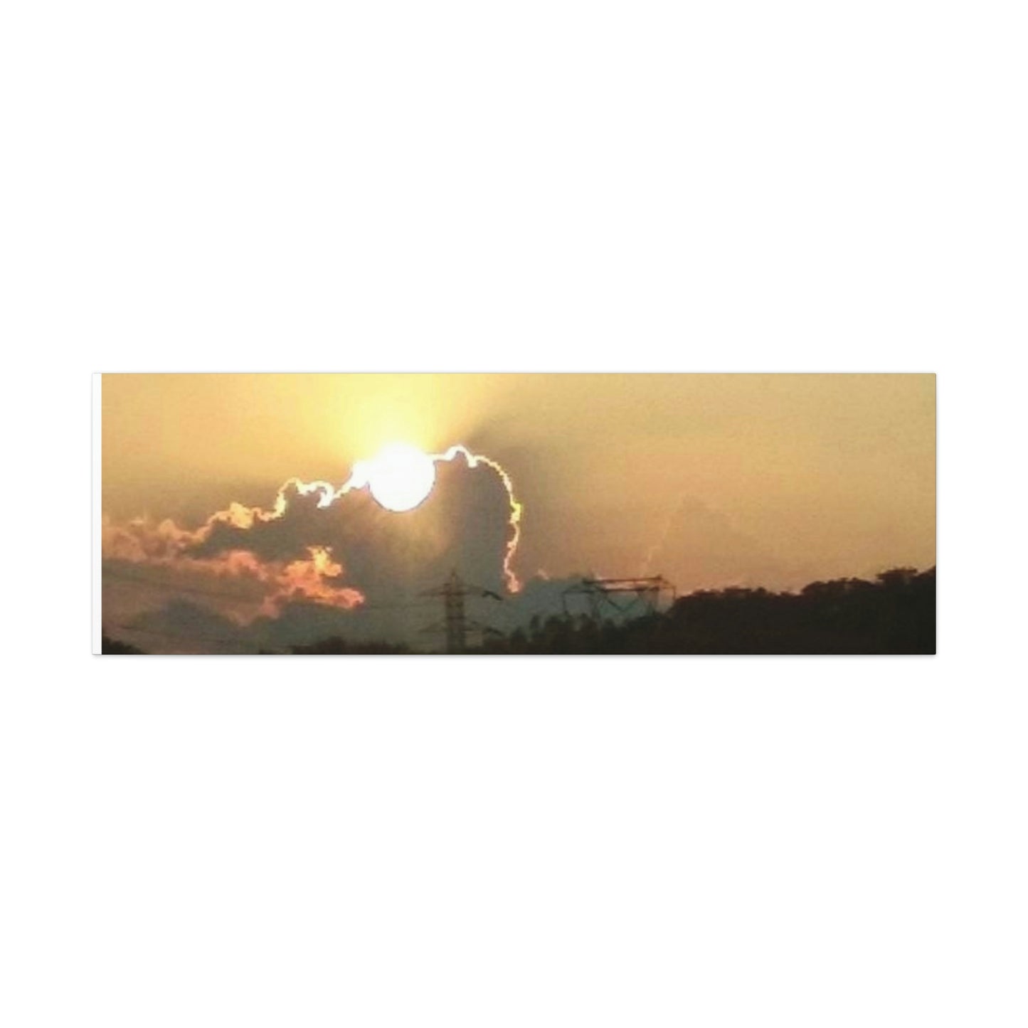 Sun in the Clouds | Wall Art Canvas | Heavens Collection | Life By Ortavia