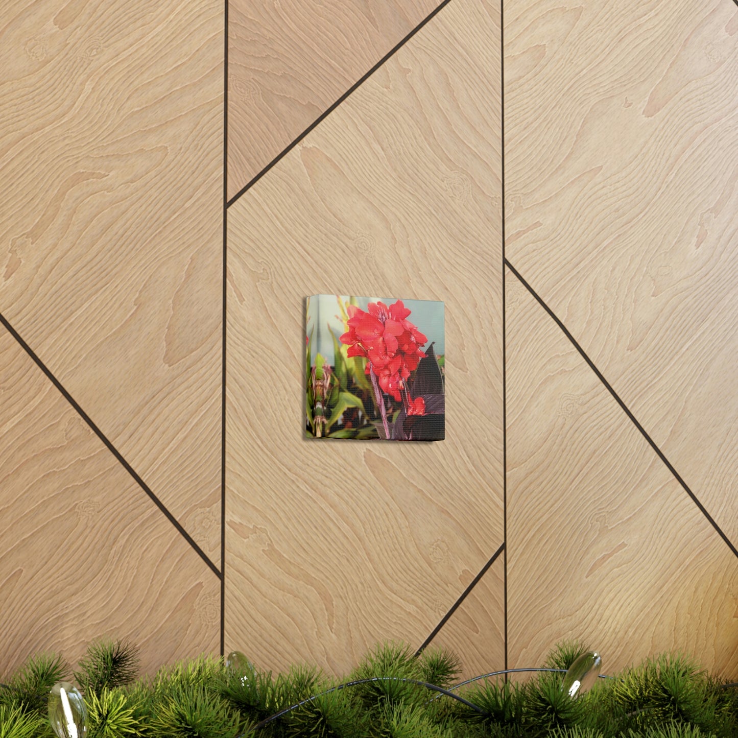 Red Canna | High Bloom Collection | Wall Art Print | Life By Ortavia