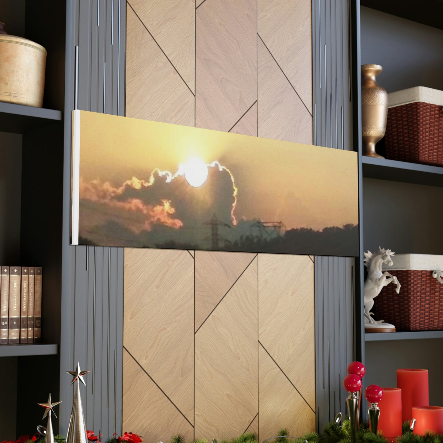 Sun in the Clouds | Wall Art Canvas | Heavens Collection | Life By Ortavia
