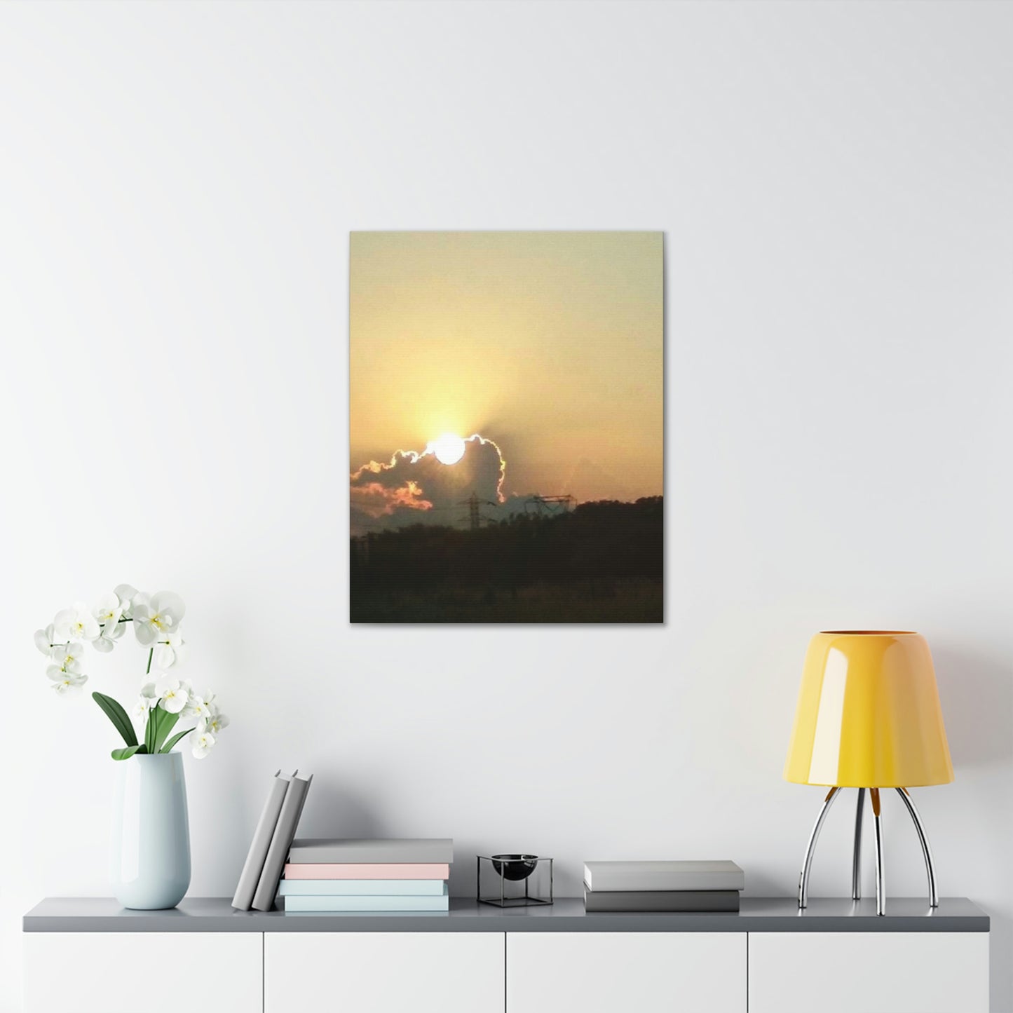 Sun in the Clouds | Wall Art Canvas | Heavens Collection | Life By Ortavia