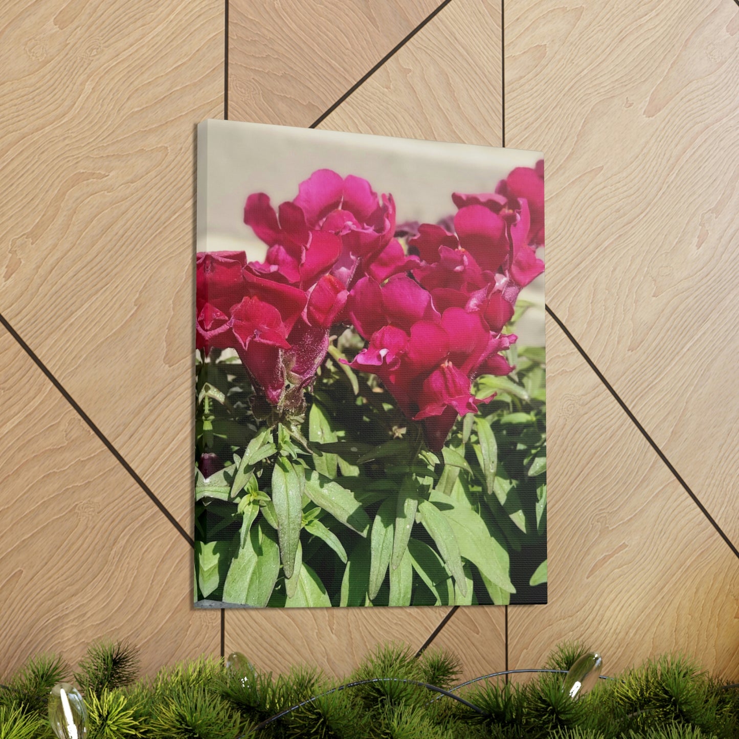 Magenta Snapdragon | Wall Art Canvas | High Bloom Collection | Life By Ortavia