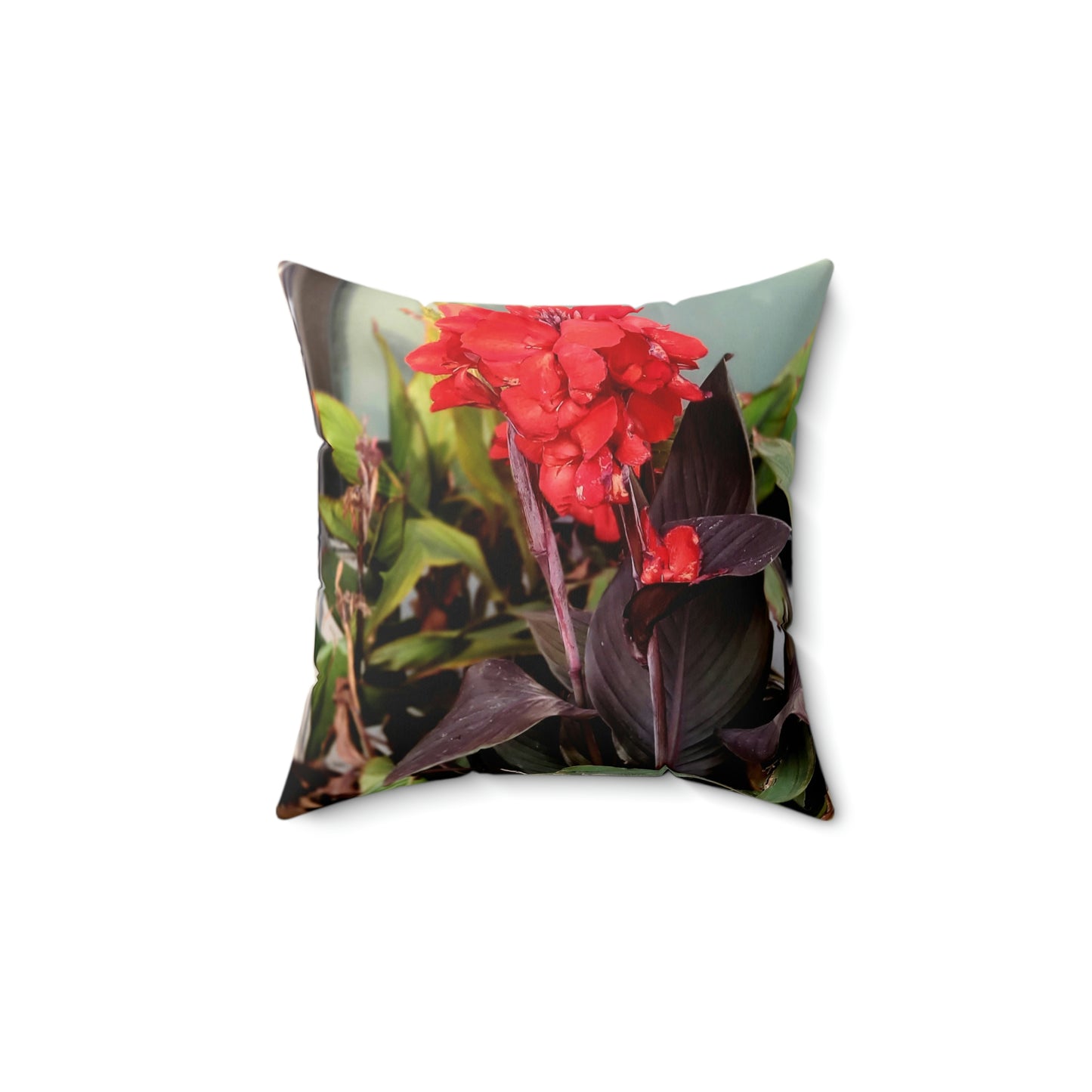 Red Canna | Throw Pillow | High Bloom Collection | Life By Ortavia