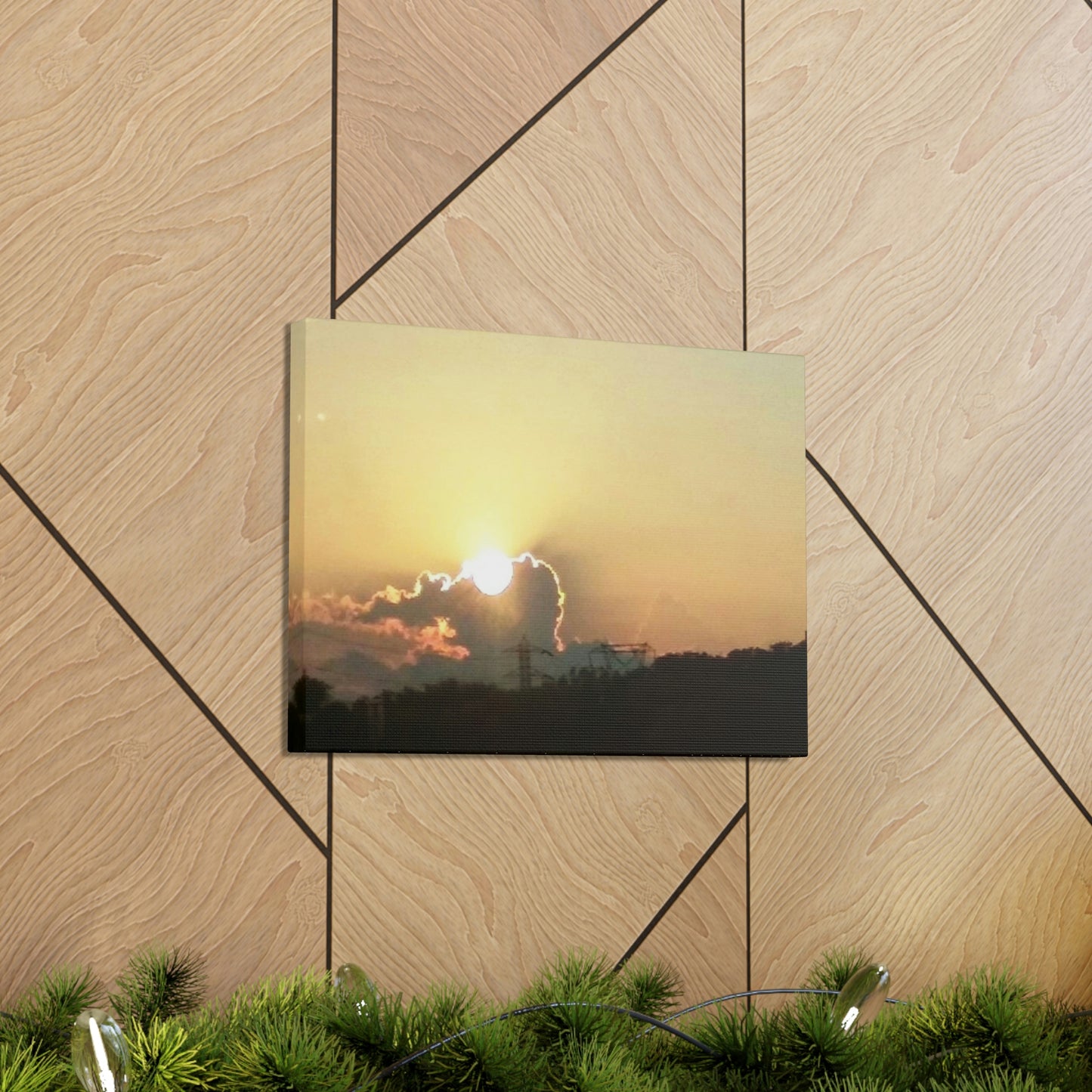 Sun in the Clouds | Wall Art Canvas | Heavens Collection | Life By Ortavia