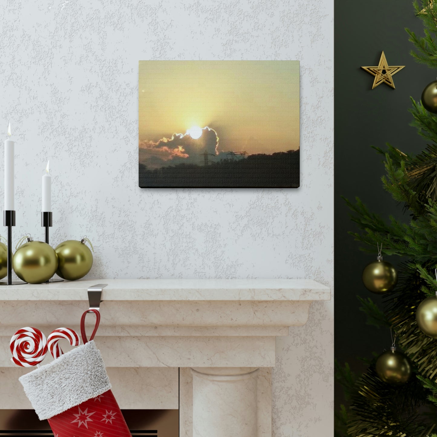 Sun in the Clouds | Wall Art Canvas | Heavens Collection | Life By Ortavia