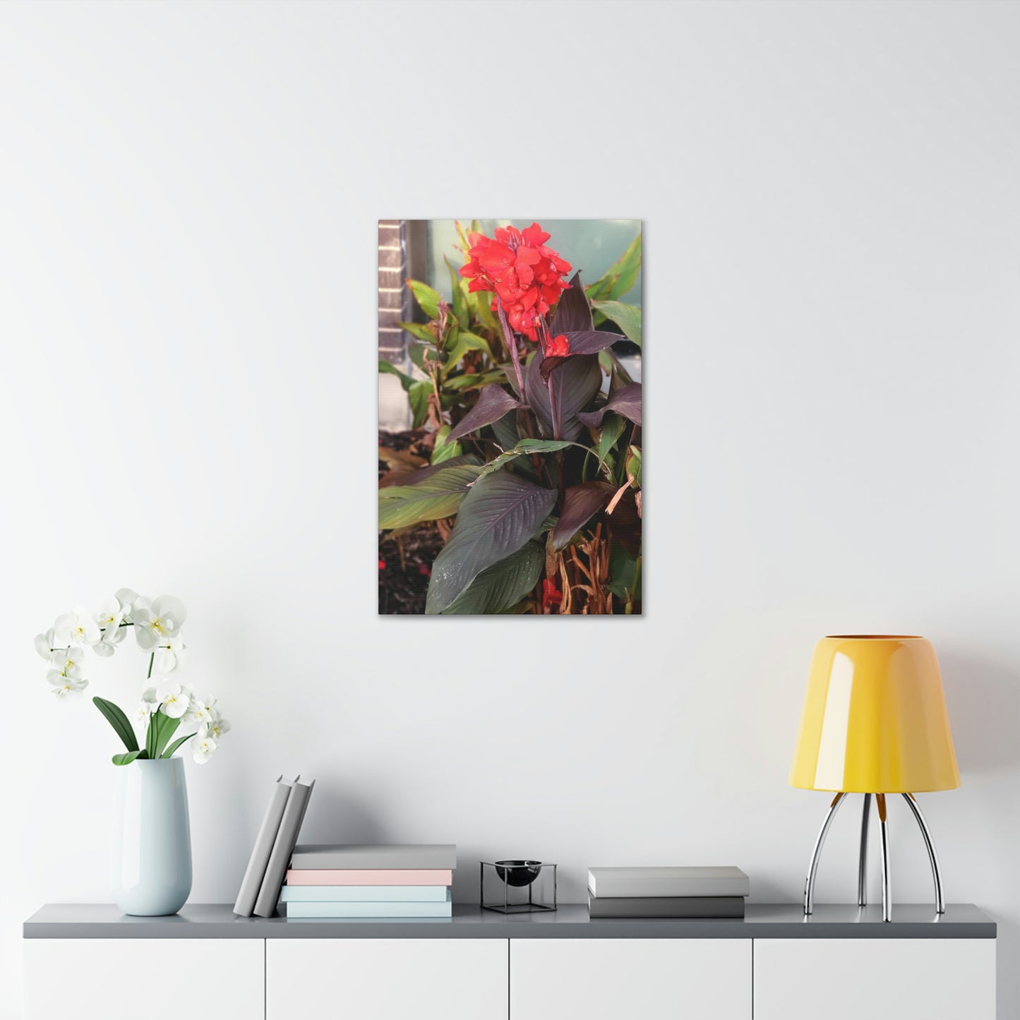 Red Canna | High Bloom Collection | Wall Art Print | Life By Ortavia