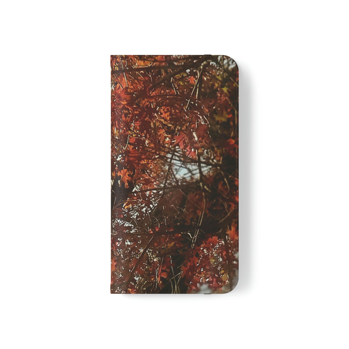 Red Autumn Leaves | Folio Phone Case | High Bloom Collection | Life By Ortavia