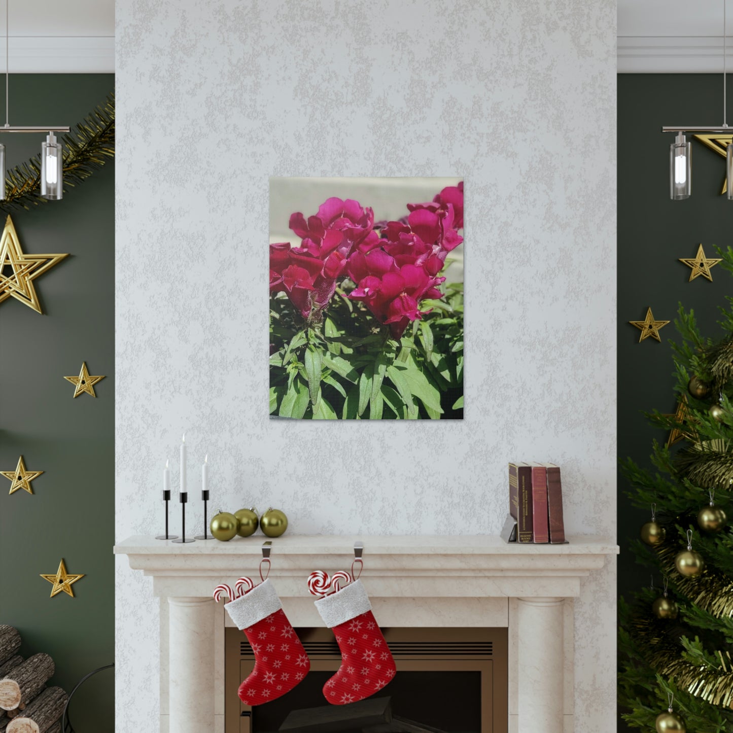 Magenta Snapdragon | Wall Art Canvas | High Bloom Collection | Life By Ortavia