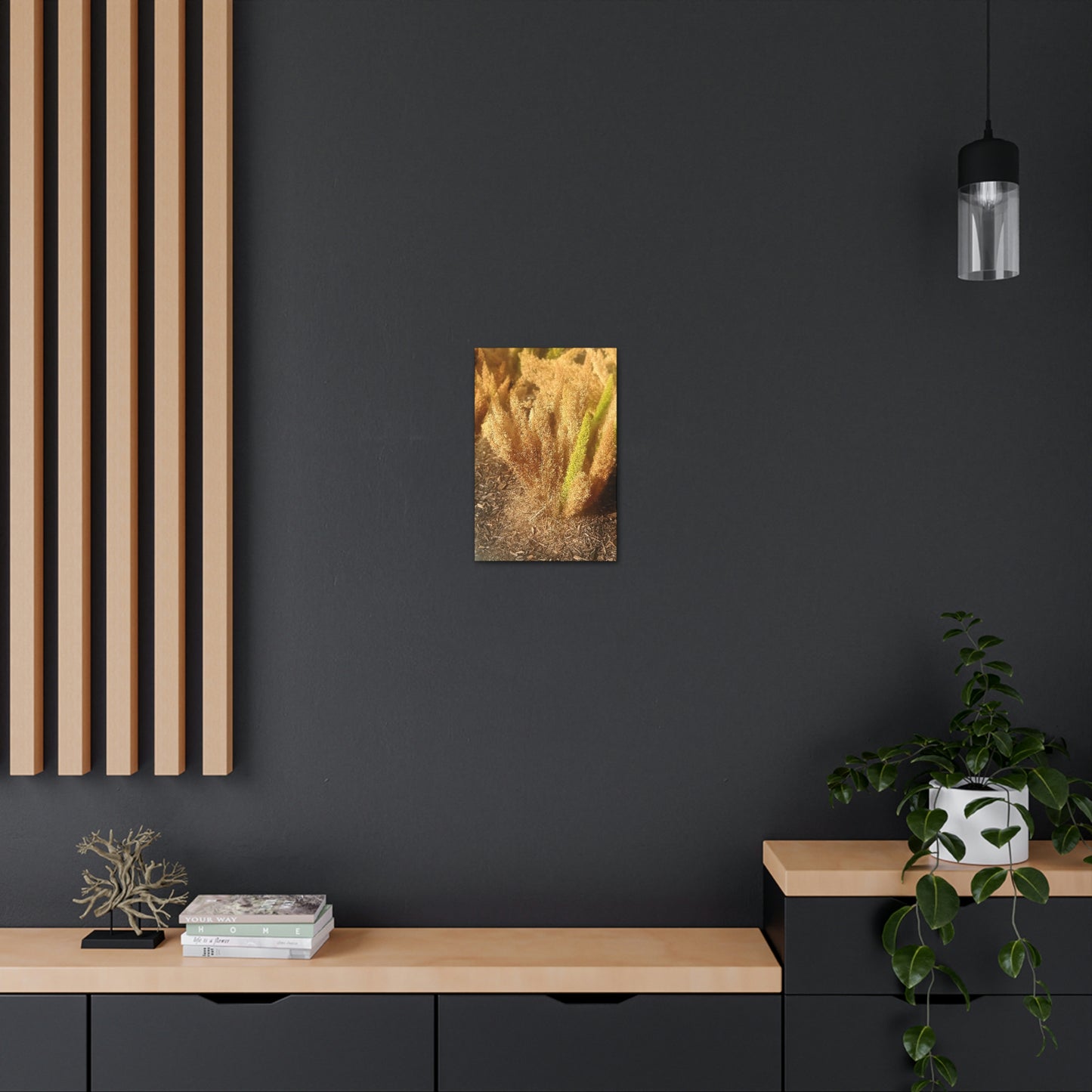 Golden Foxtail Fern | Wall Art Canvas | High Bloom Collection | Life By Ortavia