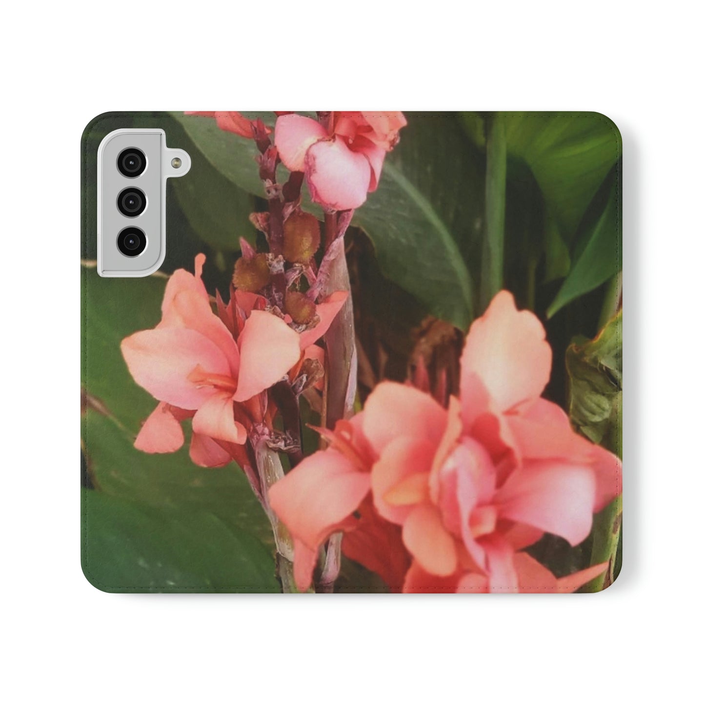 Pink Canna | Folio Phone Case | HIgh Bloom Collection | Life By Ortavia