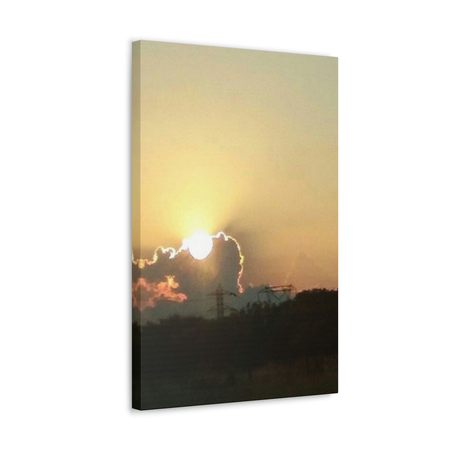 Sun in the Clouds | Wall Art Canvas | Heavens Collection | Life By Ortavia