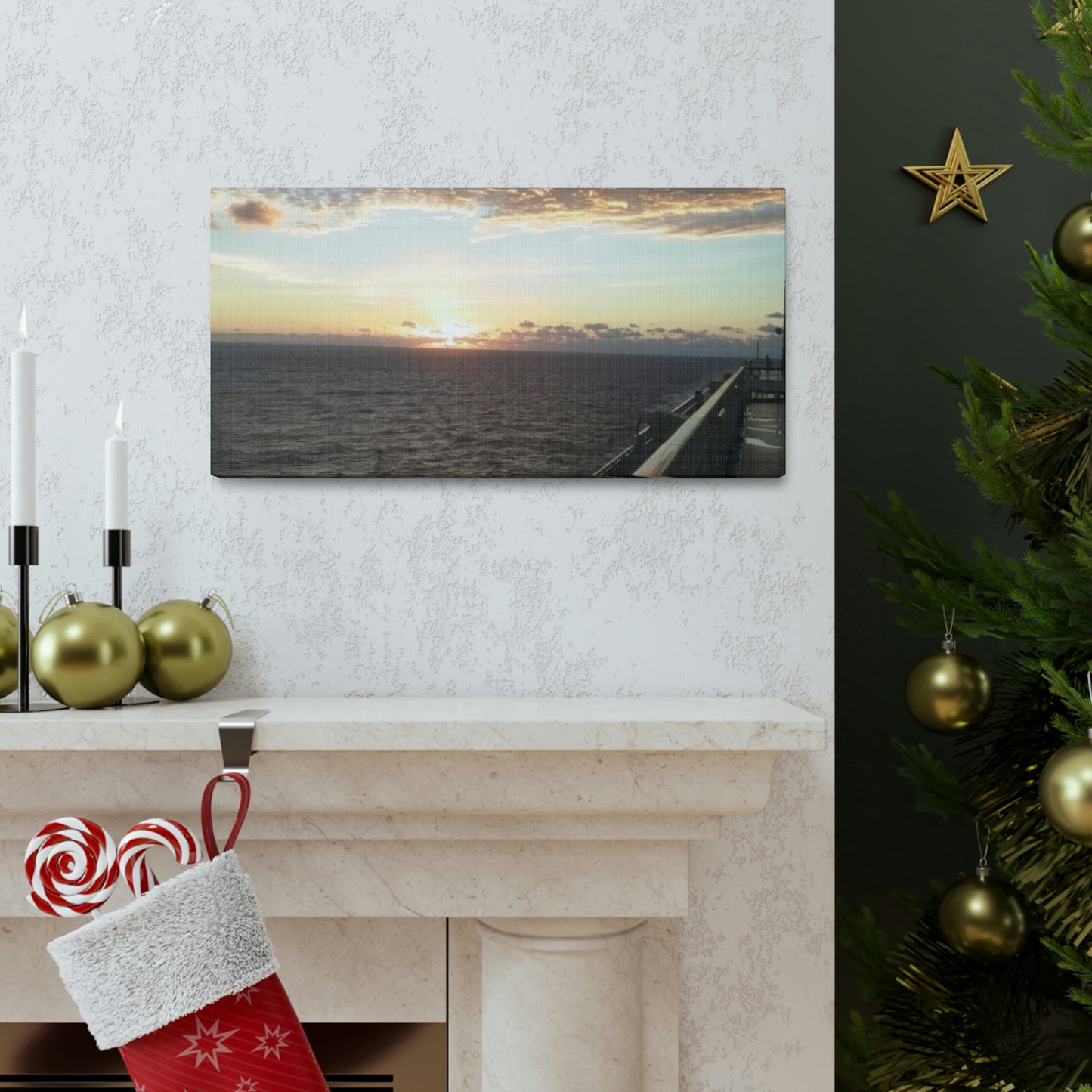 Sunrise In the Gulf of Mexico | Heavens Collection | Wall Art Print | Life By Ortavia
