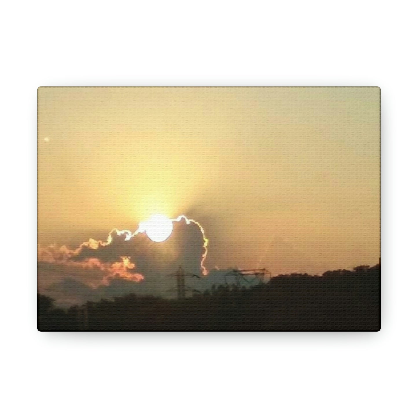 Sun in the Clouds | Wall Art Canvas | Heavens Collection | Life By Ortavia