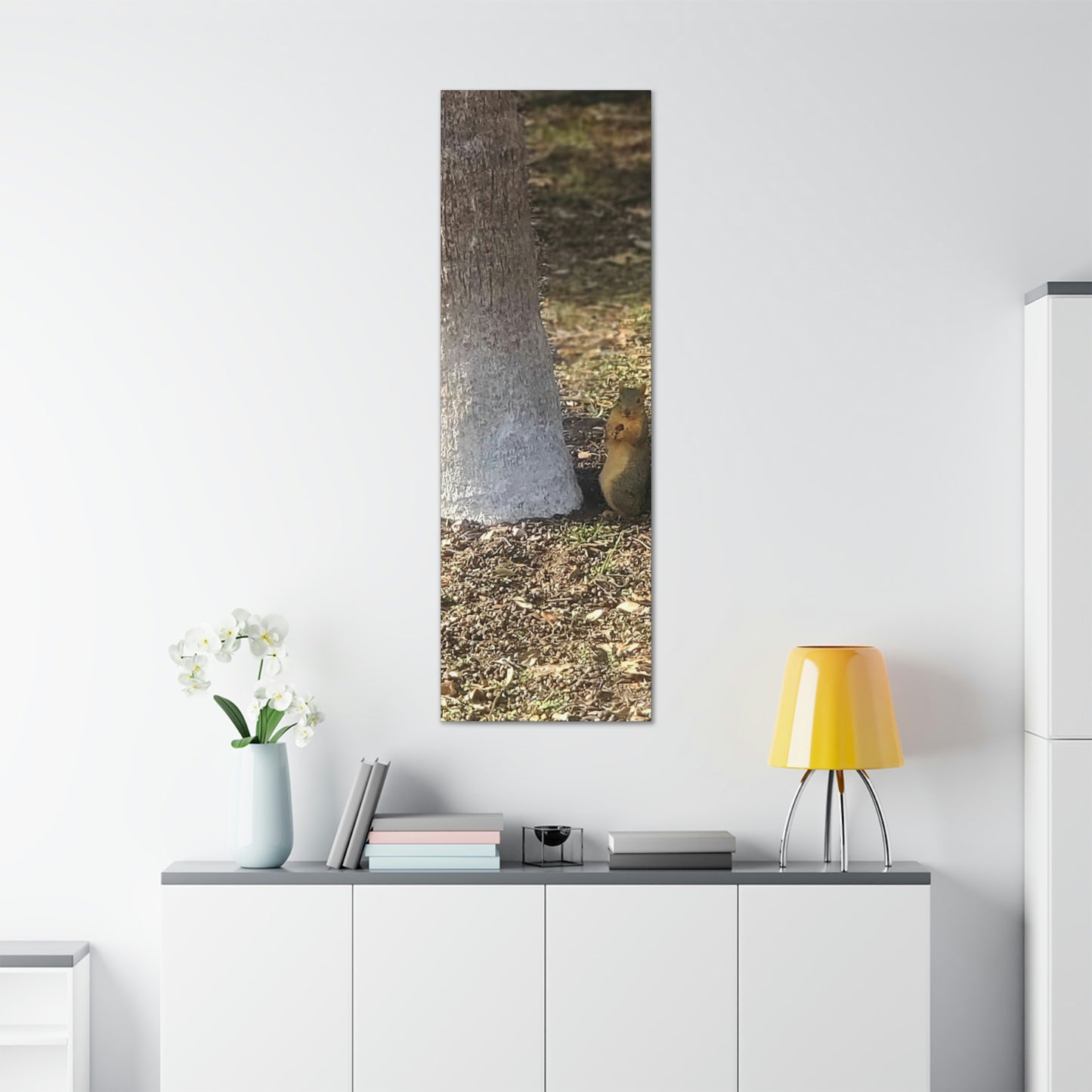Squirrel and A Nut | Wall Art Print | Urban Geographic Collection | Life By Ortavia