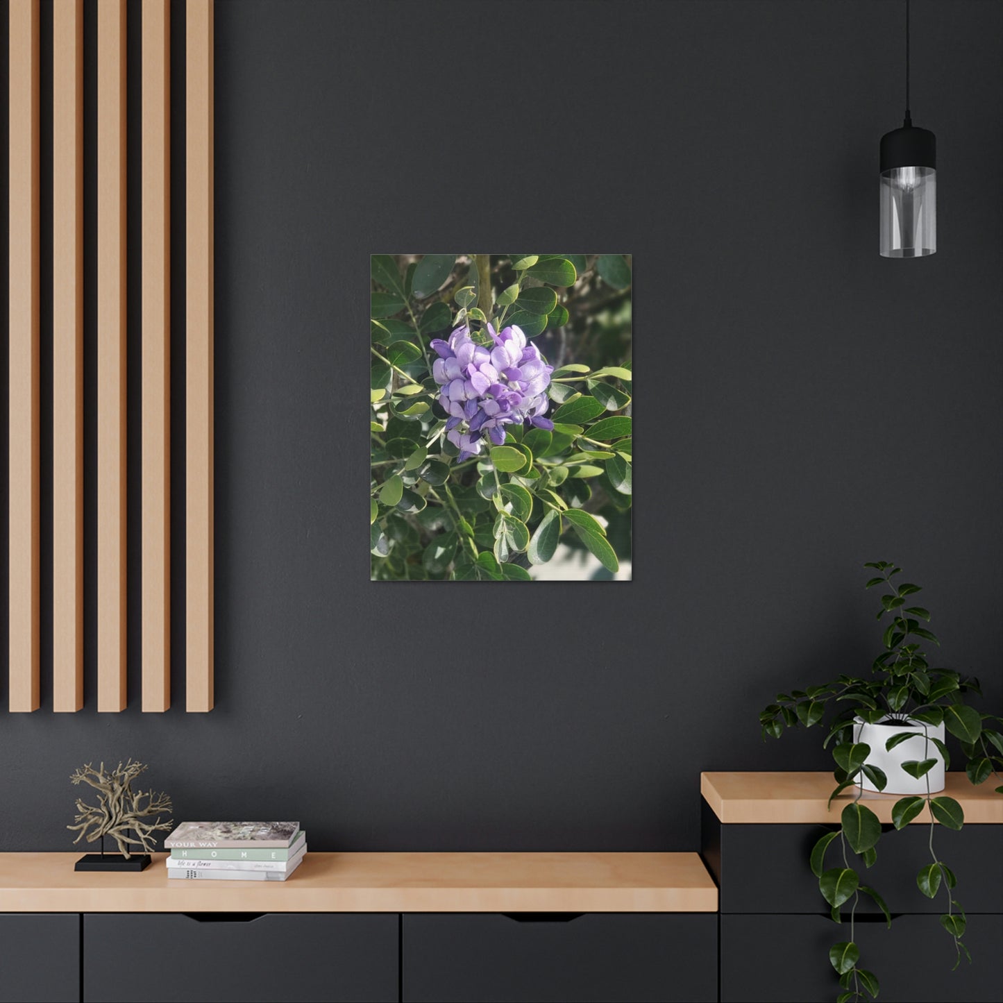Purple Texas Mountain Laurel | Wall Art Canvas