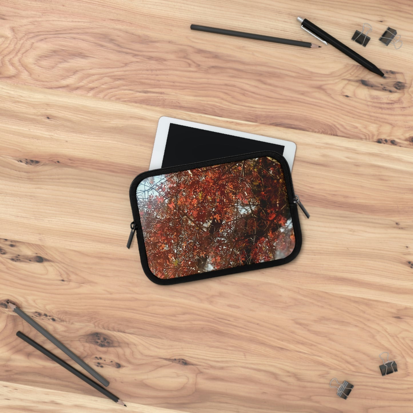 Red Leaves in Autumn | Laptop Sleeve | 7 Inch 10 Inch 13 Inch 15 Inch 17 Inch | Life By Ortavia