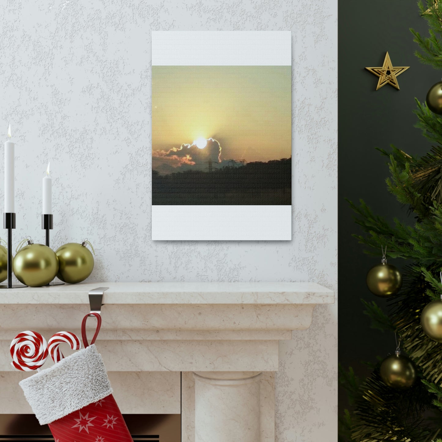 Sun in the Clouds | Wall Art Canvas | Heavens Collection | Life By Ortavia