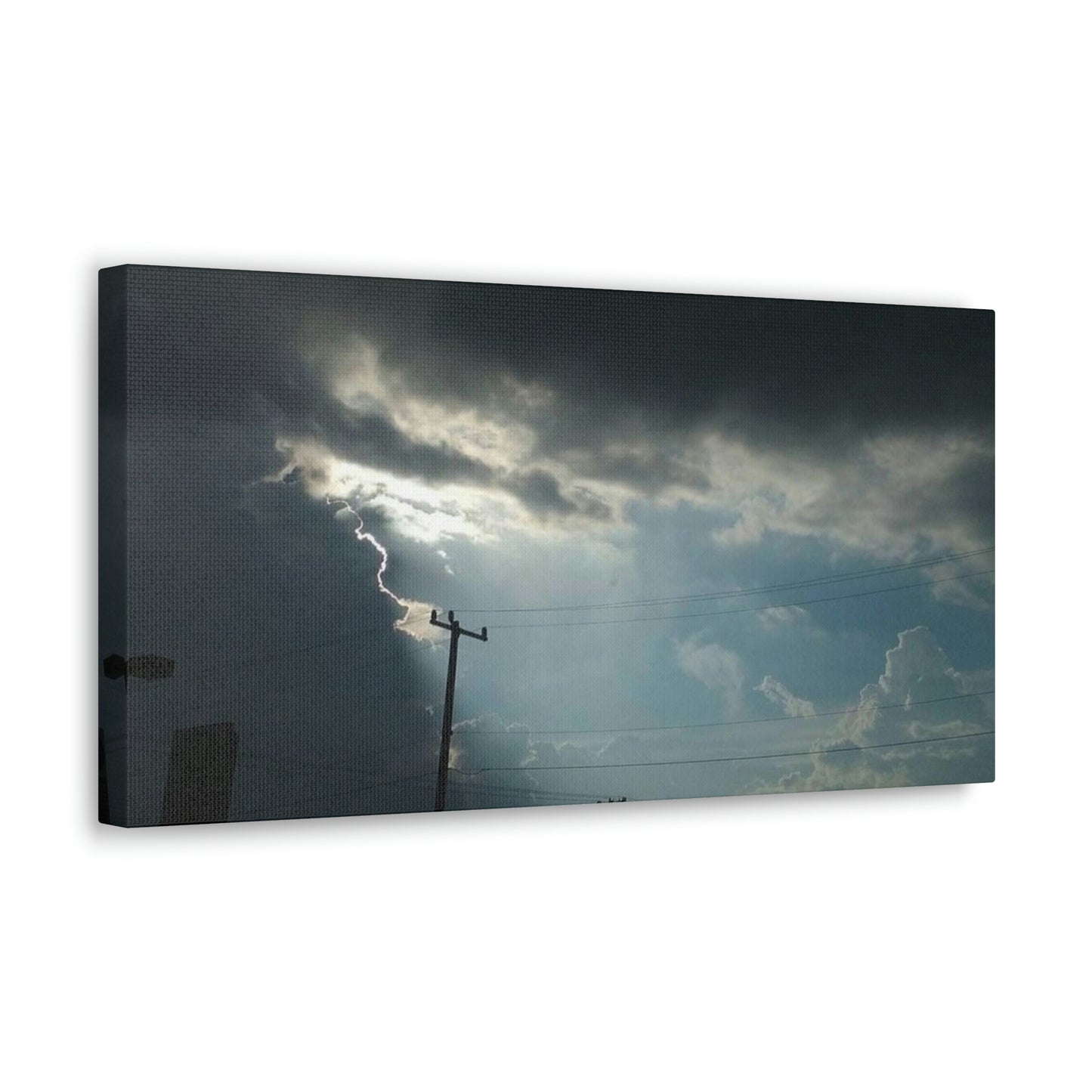 Sun Through Dark Clouds | Wall Art Canvas | Heavens Collection