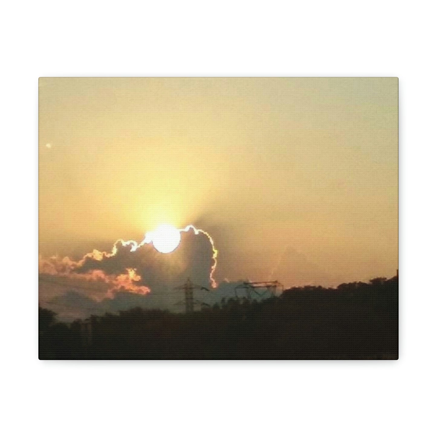 Sun in the Clouds | Wall Art Canvas | Heavens Collection | Life By Ortavia