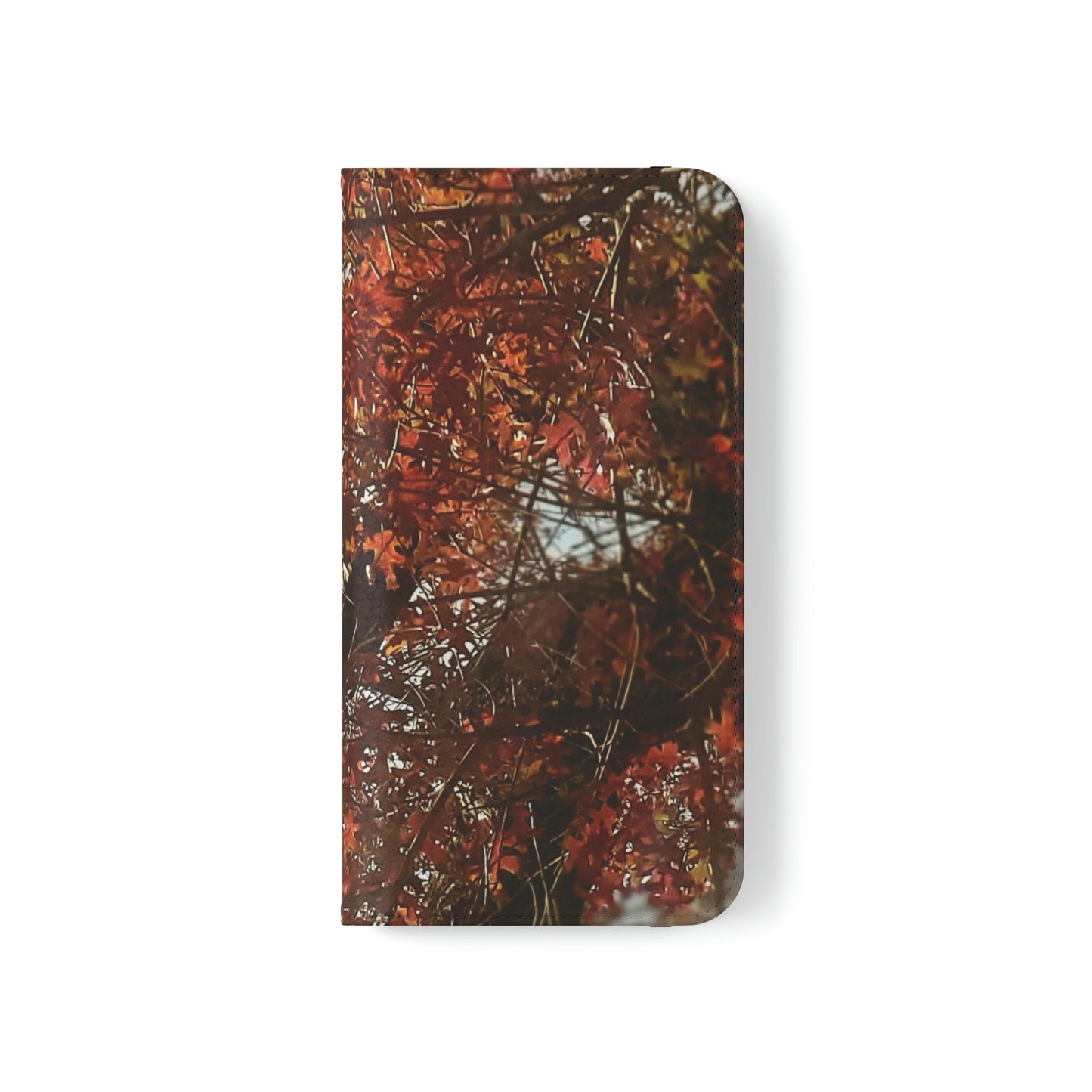 Red Autumn Leaves | Folio Phone Case | High Bloom Collection | Life By Ortavia