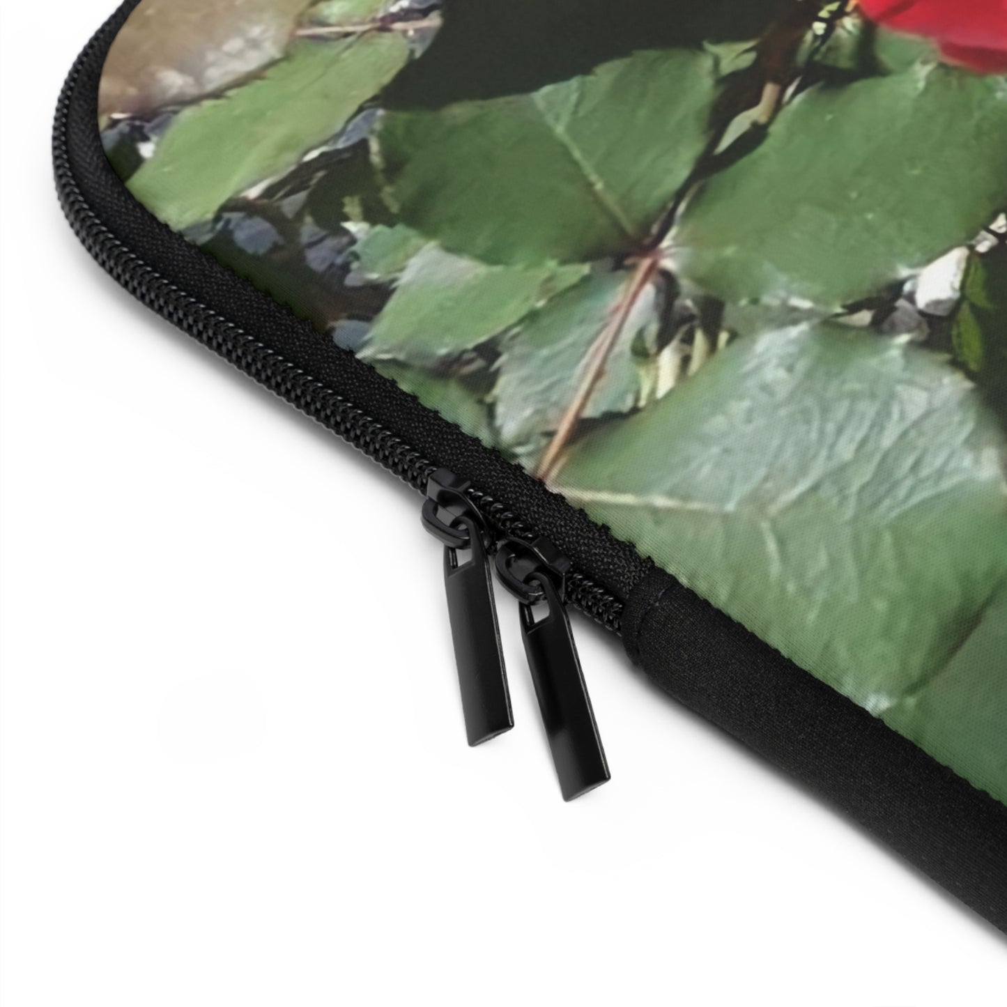 Laptop Sleeve Protecting Cover with Europeana Red Rose 7 Inch 10 Inch 13 Inch 15 Inch 17 Inch