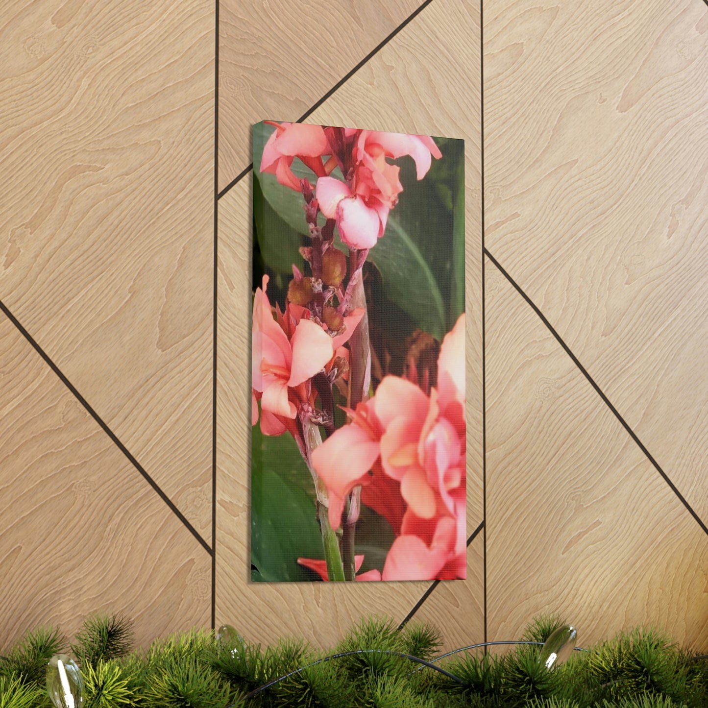 Art Prints & Wall Art, Canvas Gallery with Pink Canna Flower