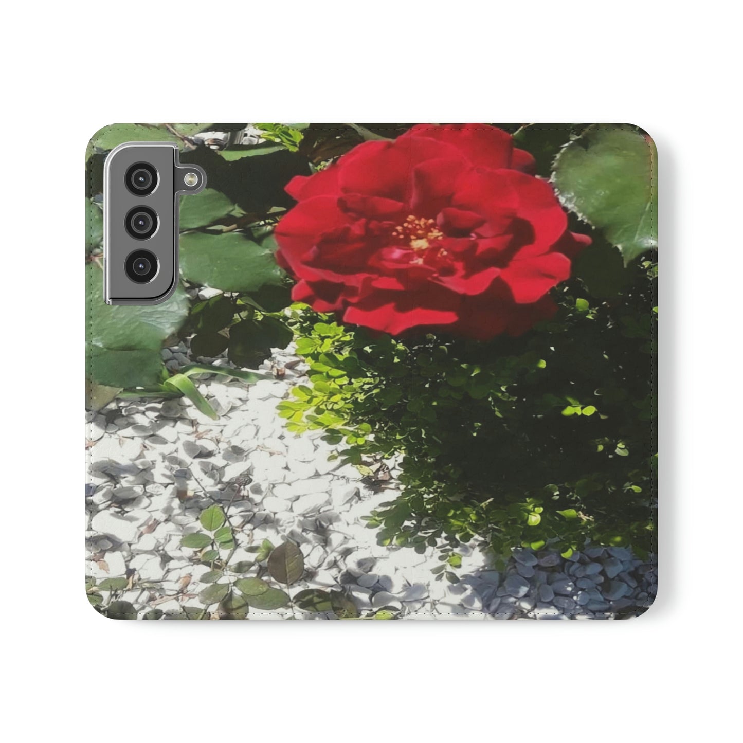 Europeana Red Rose | High Bloom Collection | Folio Phone Case | Life By Ortavia