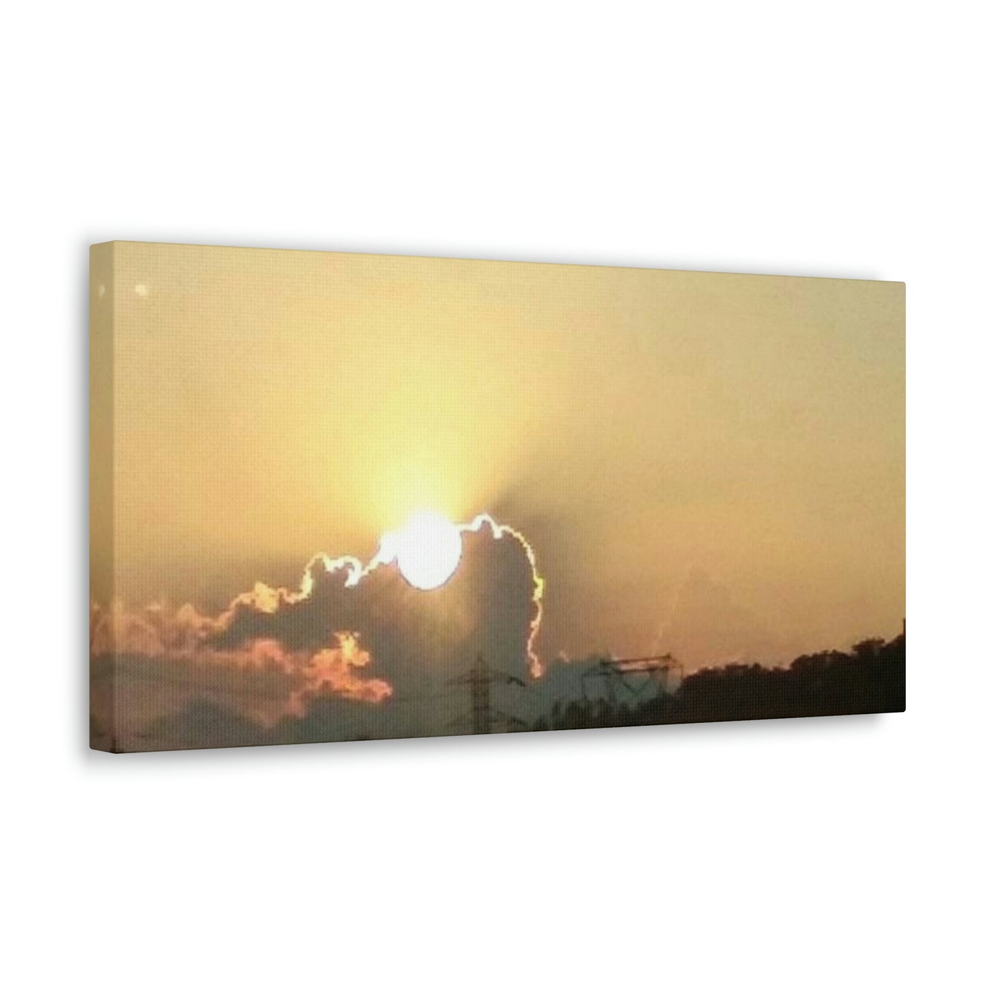 Sun in the Clouds | Wall Art Canvas | Heavens Collection | Life By Ortavia