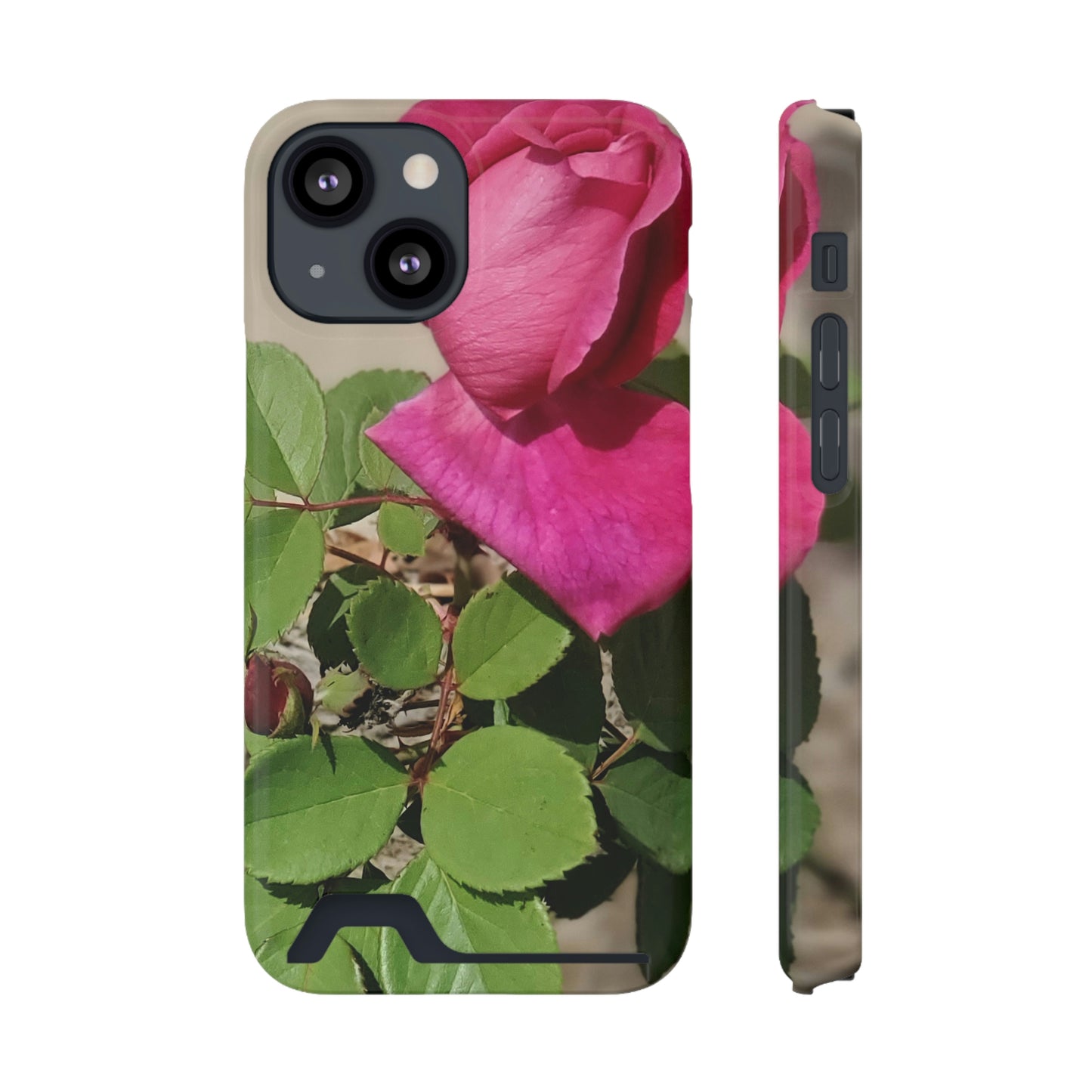 Dear Pink Rosa | Phone Case with Card Holder | High Bloom Collection | Life By Ortavia