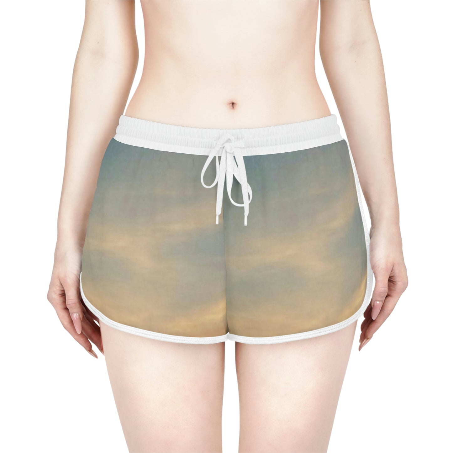 Pink/Blue Colored Women's Relaxed Shorts