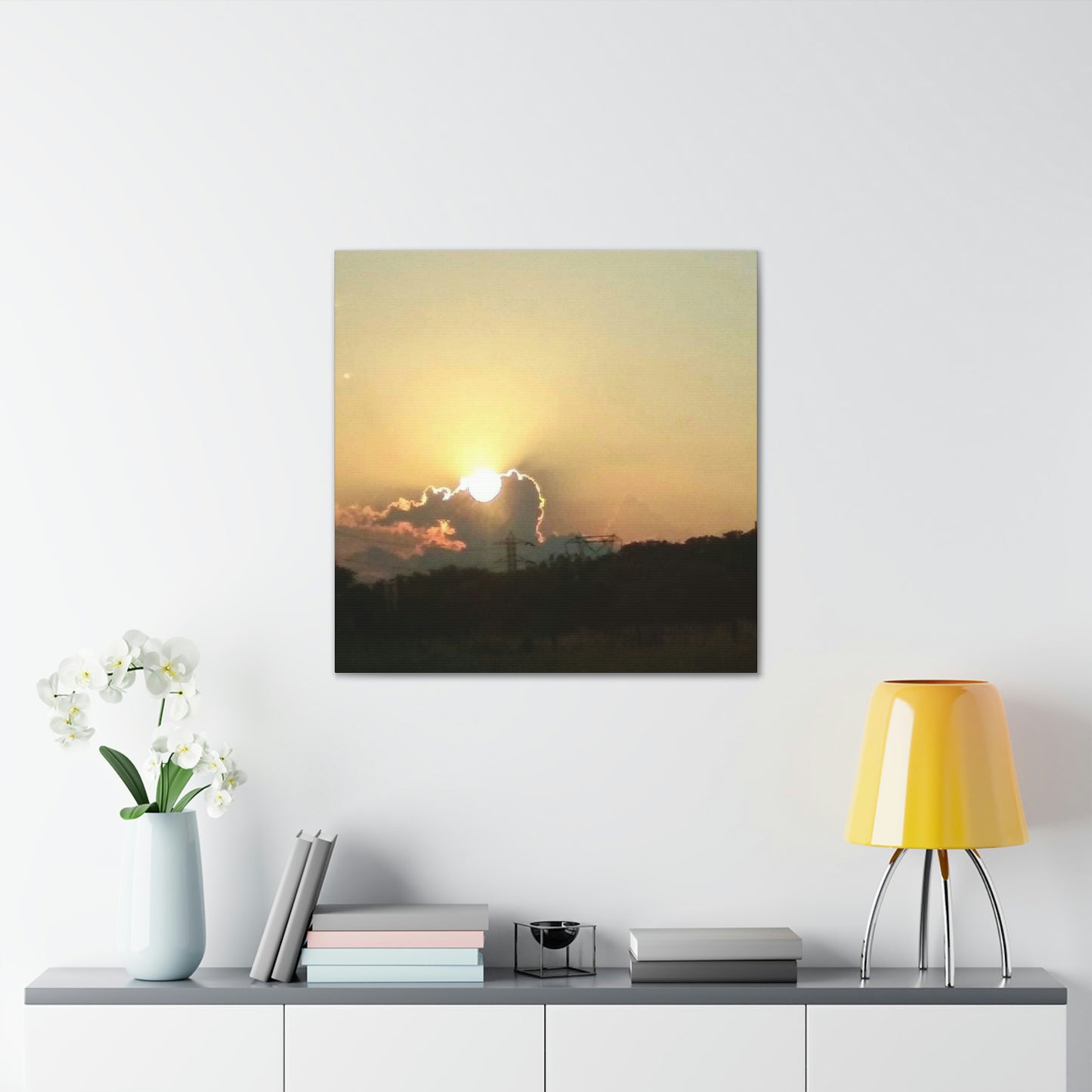 Sun in the Clouds | Wall Art Canvas | Heavens Collection | Life By Ortavia