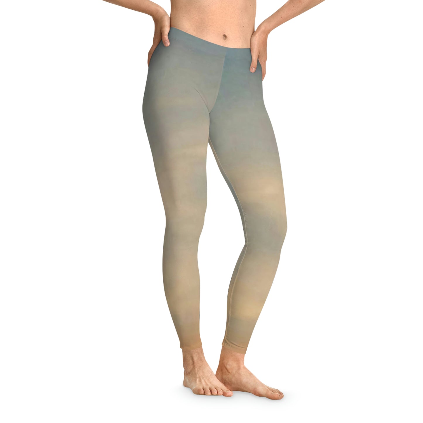 Pink and Blue Skies | Stretchy Leggings | Life By Ortavia