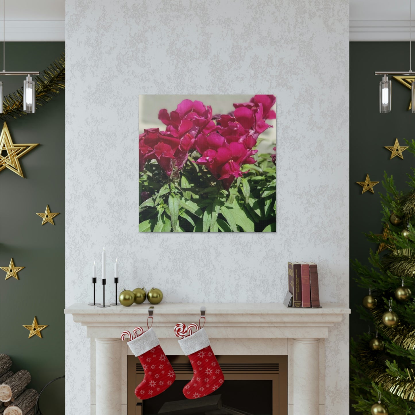Magenta Snapdragon | Wall Art Canvas | High Bloom Collection | Life By Ortavia