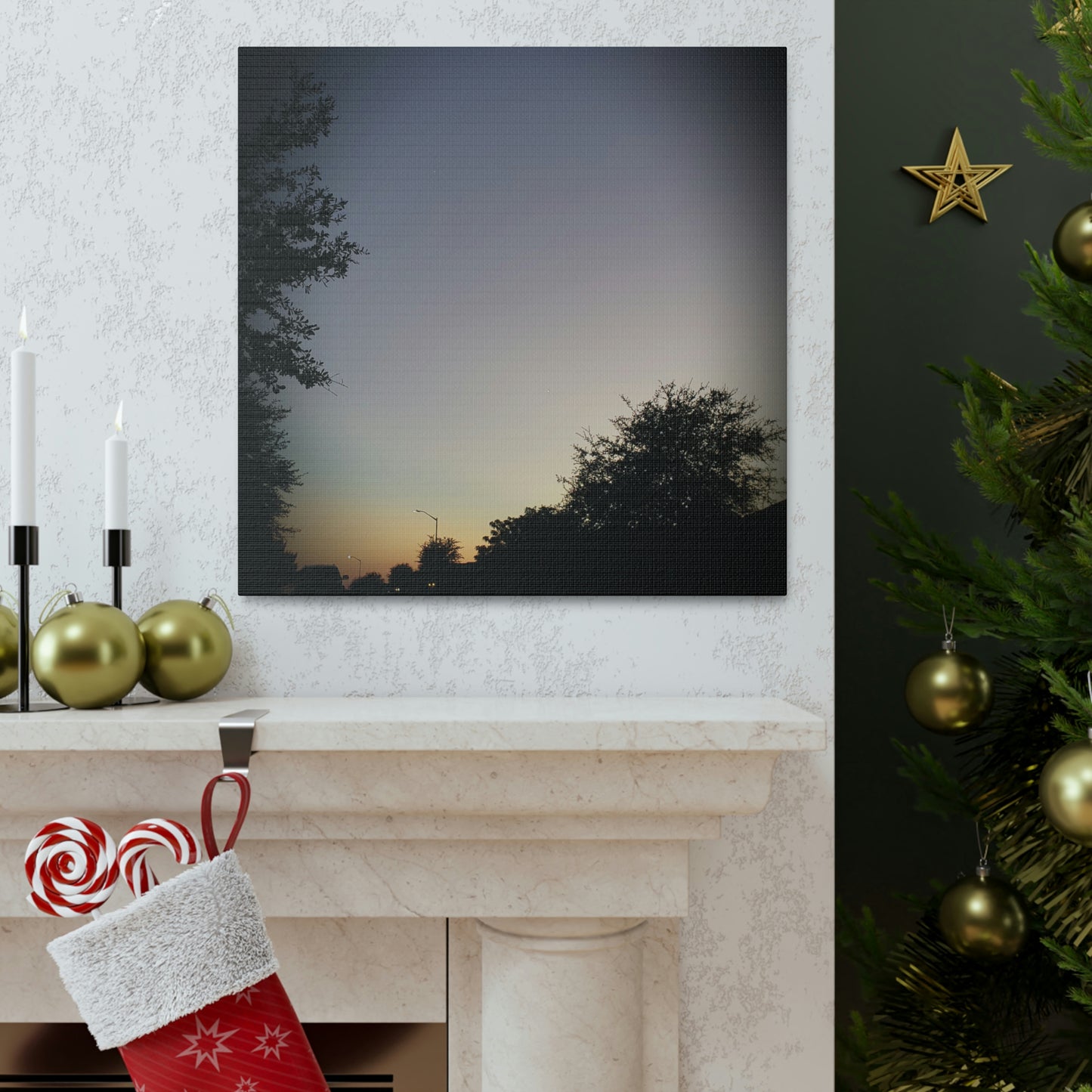 Rainbow Sunset | Wall Art Canvas | Heavens Collection | Life By Ortavia