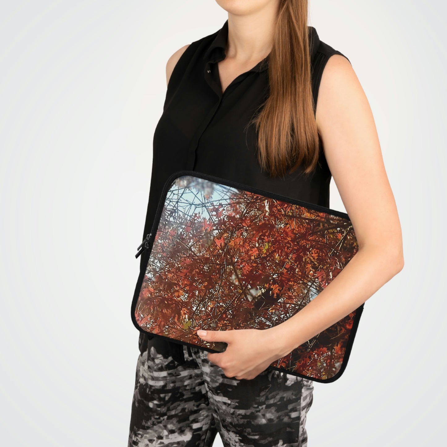 Red Leaves in Autumn | Laptop Sleeve | 7 Inch 10 Inch 13 Inch 15 Inch 17 Inch | Life By Ortavia