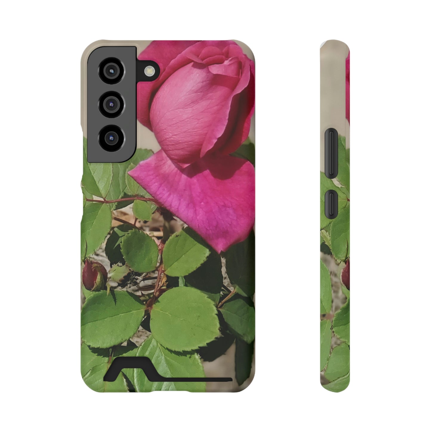 Dear Pink Rosa | Phone Case with Card Holder | High Bloom Collection | Life By Ortavia