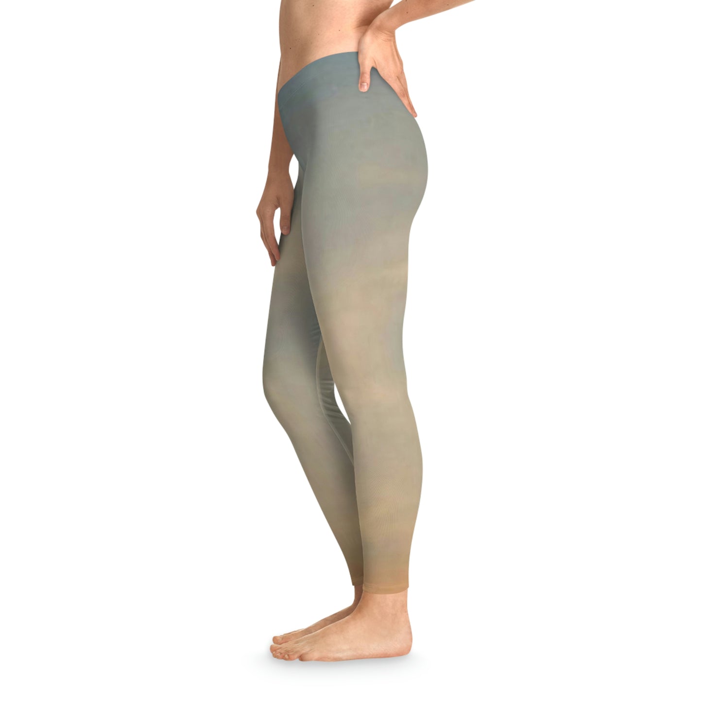 Pink and Blue Skies | Stretchy Leggings | Life By Ortavia