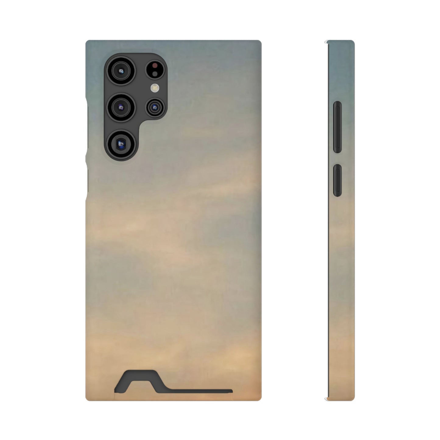 Pink/Blue Multi-Colored Sky | Phone Case with Card Holder | Life By Ortavia
